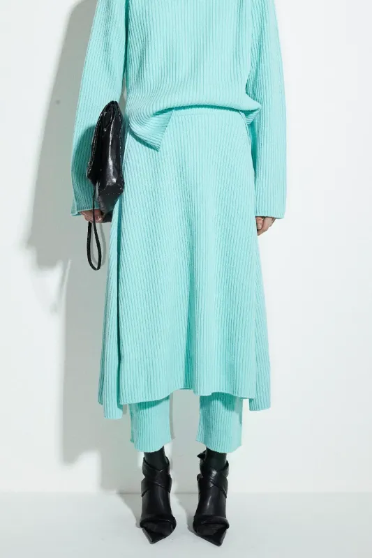 Kasat Knitted Rib Skirt sold by Christian Wijnants