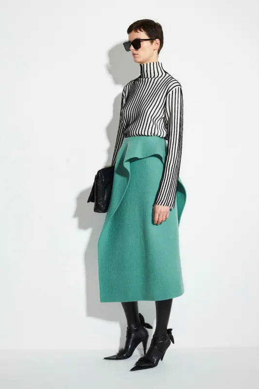 Sargent Skirt With Drape Detail sold by Christian Wijnants