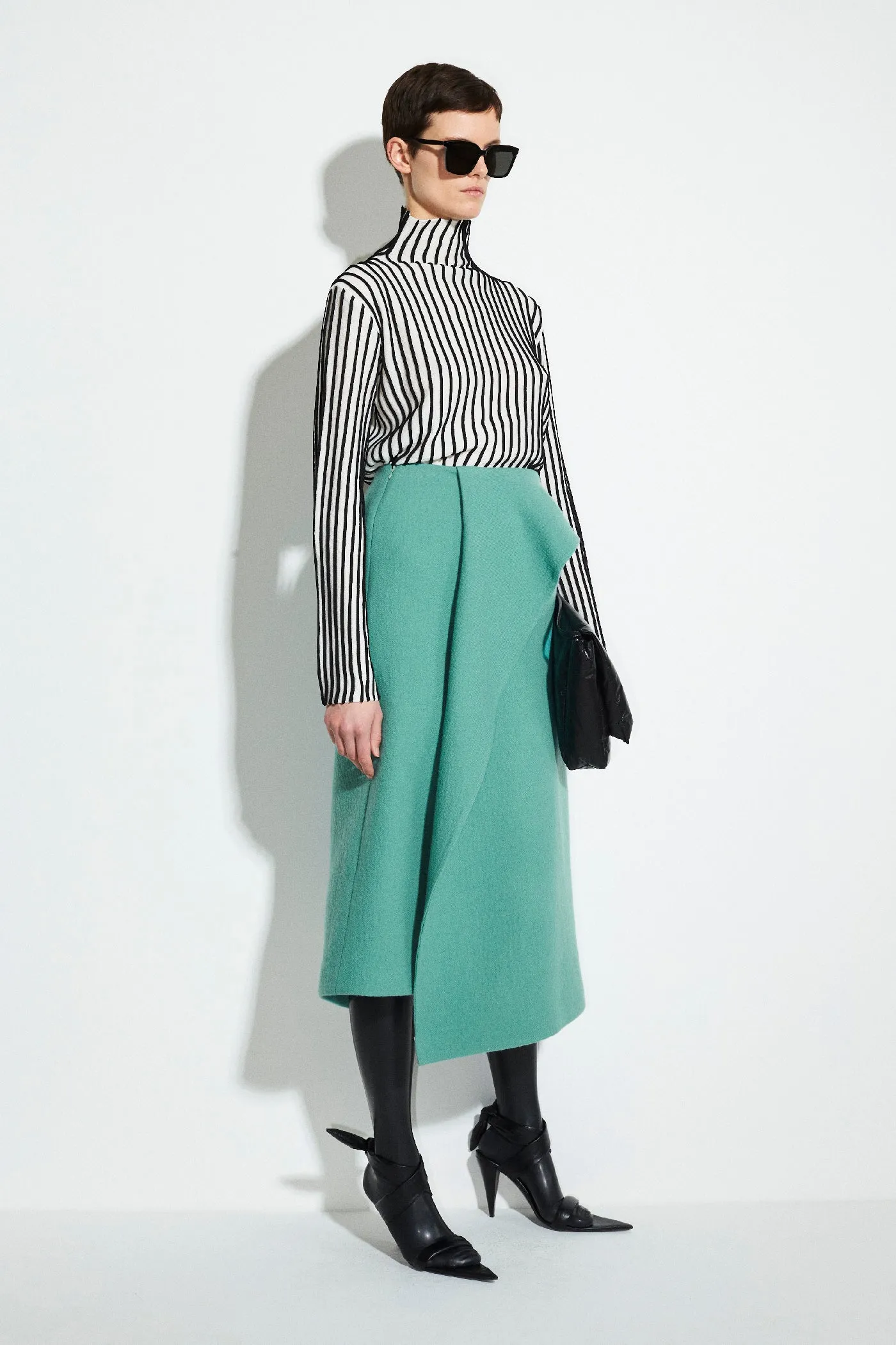 Sargent Skirt With Drape Detail sold by Christian Wijnants product image thumbnail 5