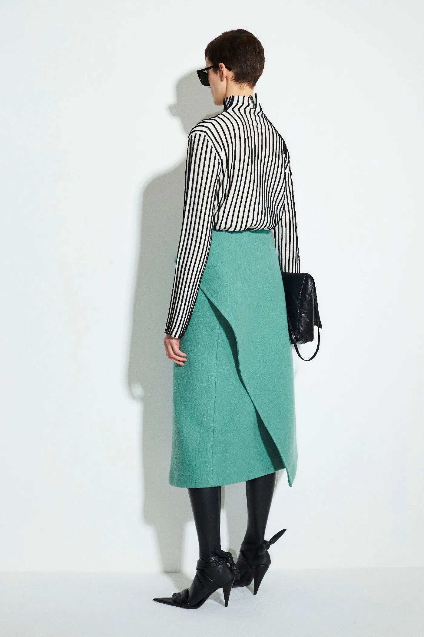 Sargent Skirt With Drape Detail sold by Christian Wijnants product image thumbnail 2