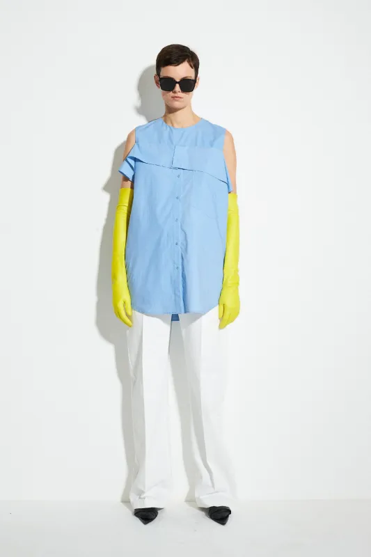 Thea Deconstructed Sleeveless Shirt sold by Christian Wijnants