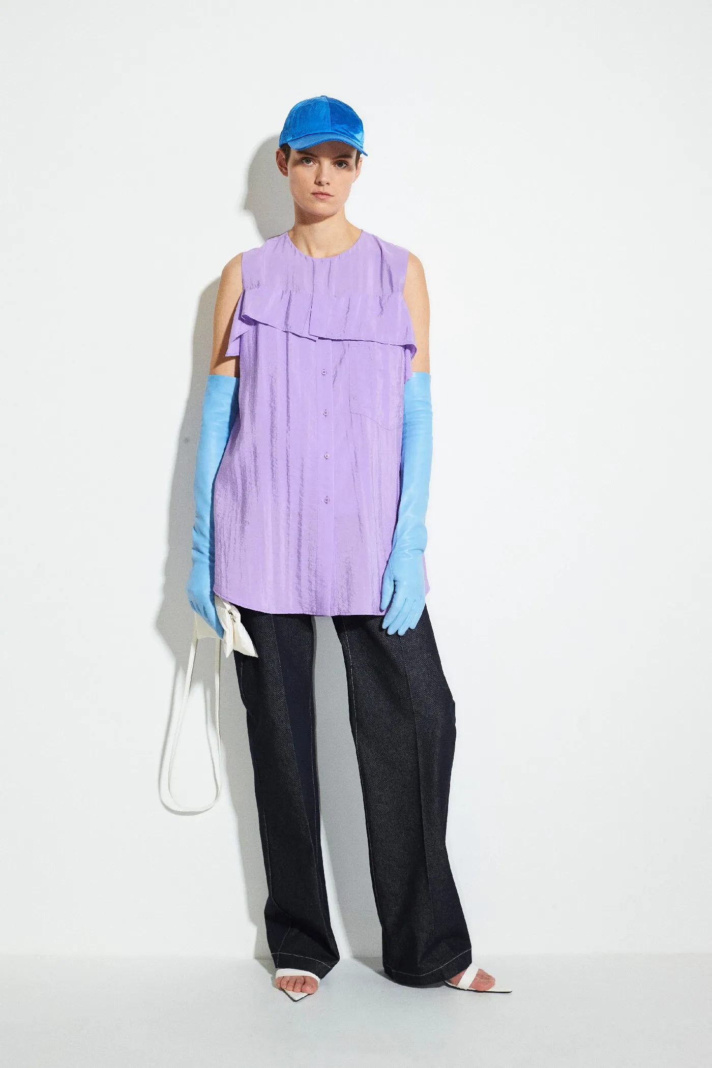 Thea Deconstructed Sleeveless Shirt sold by Christian Wijnants product image thumbnail 4