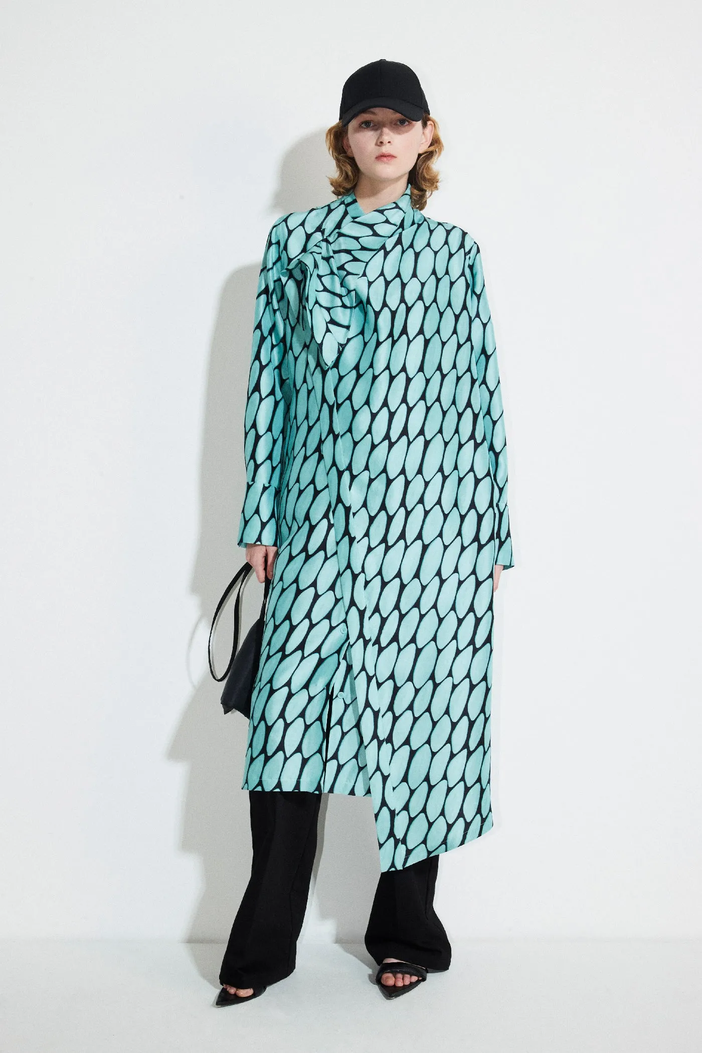 Denza Draped Longsleeve Dress sold by Christian Wijnants
