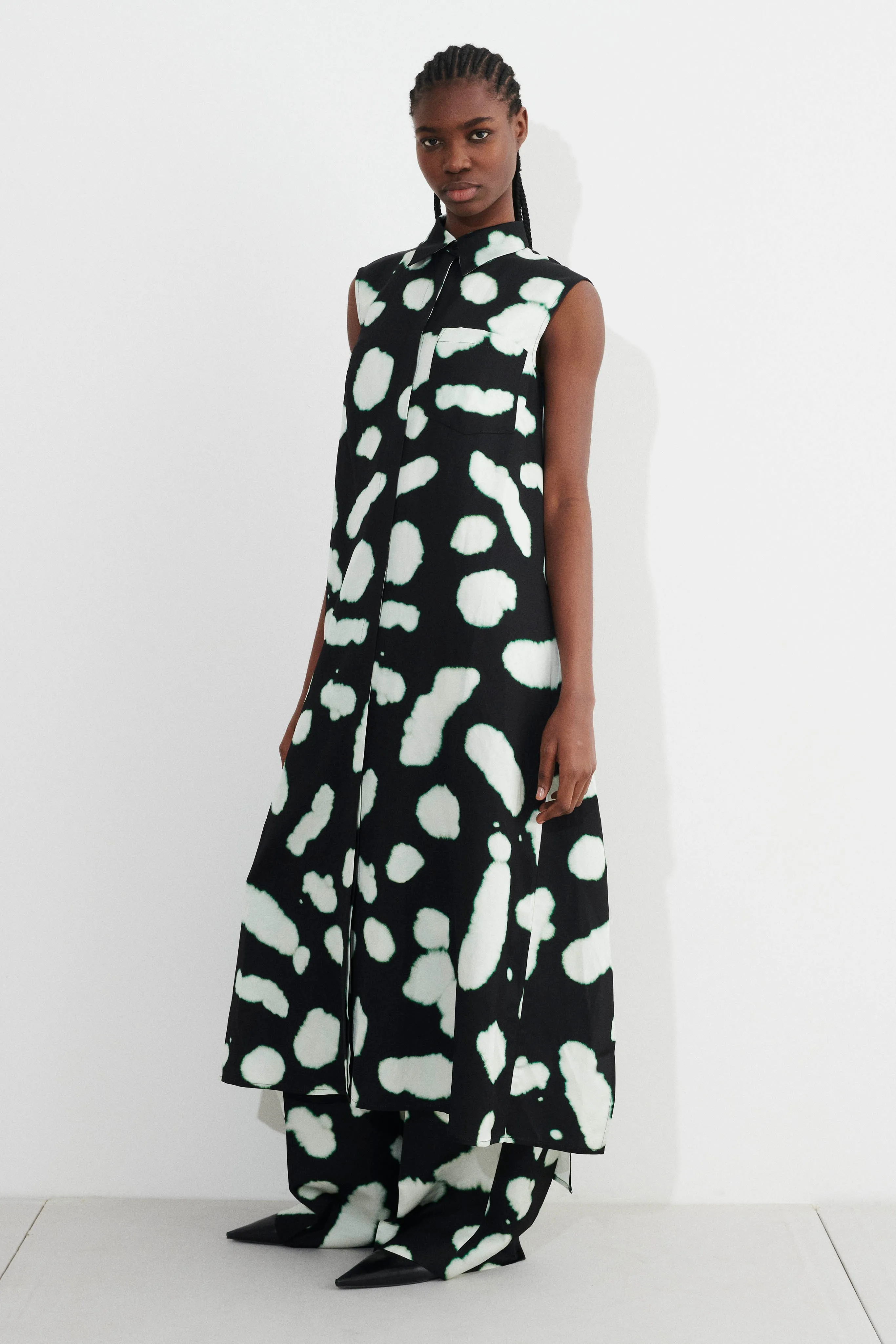 Dade Sleeveless Shirt Dress sold by Christian Wijnants product image thumbnail 2