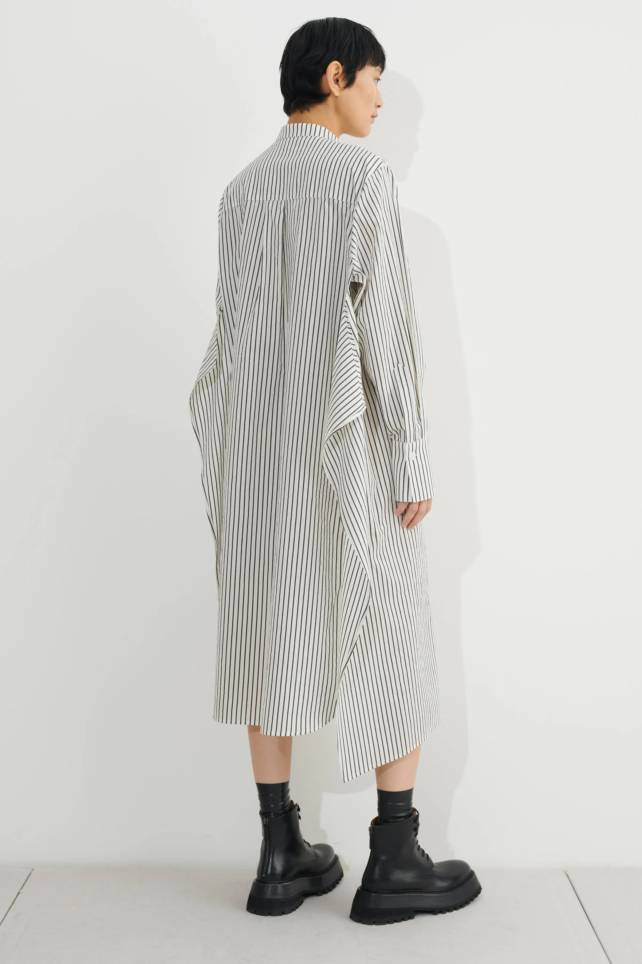 Dibah Asymmetric Shirt Dress sold by Christian Wijnants product image thumbnail 5