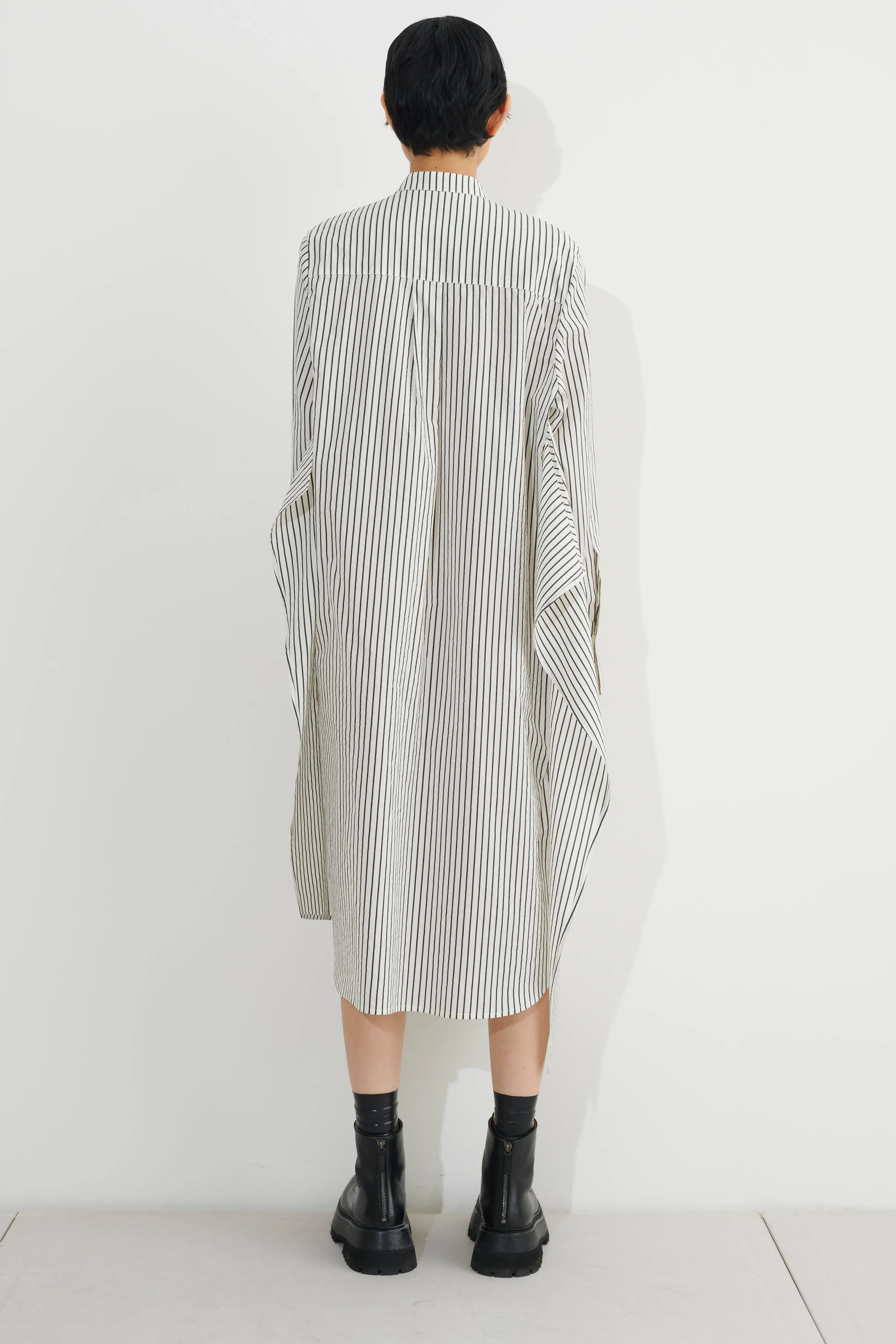 Dibah Asymmetric Shirt Dress sold by Christian Wijnants product image thumbnail 4