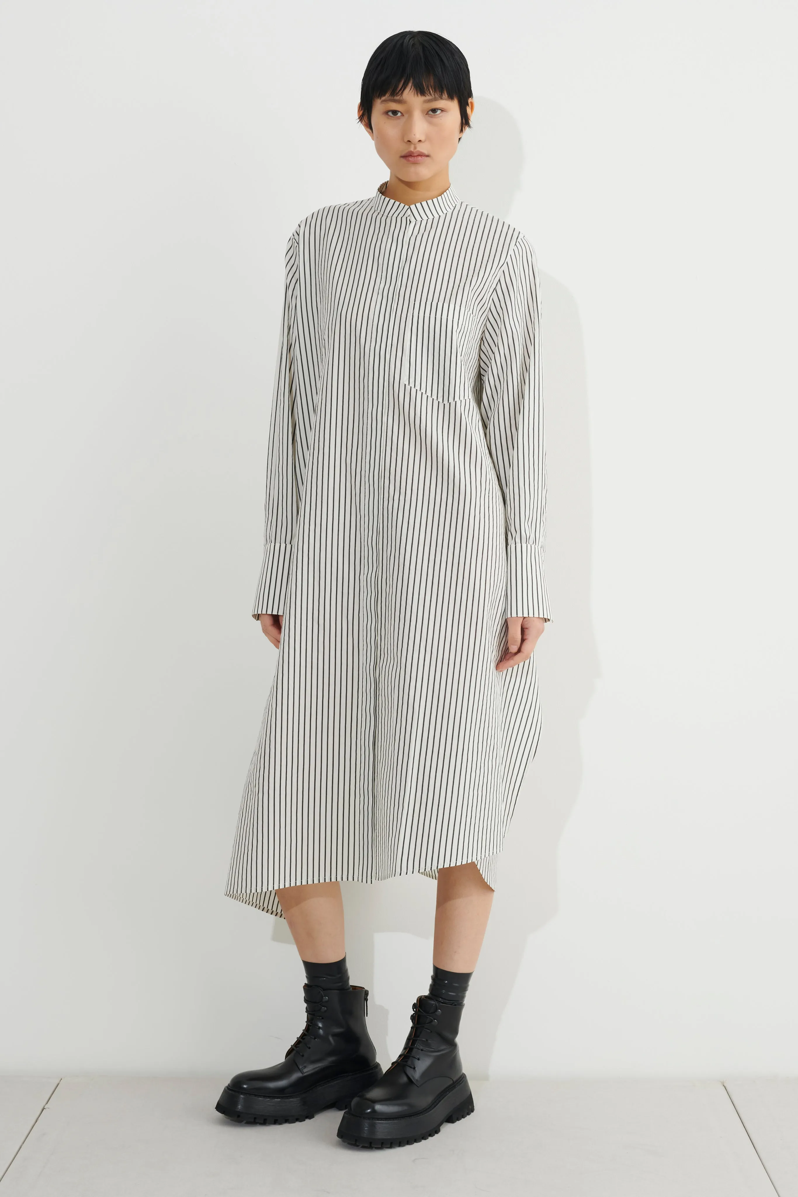 Dibah Asymmetric Shirt Dress sold by Christian Wijnants product image thumbnail 2