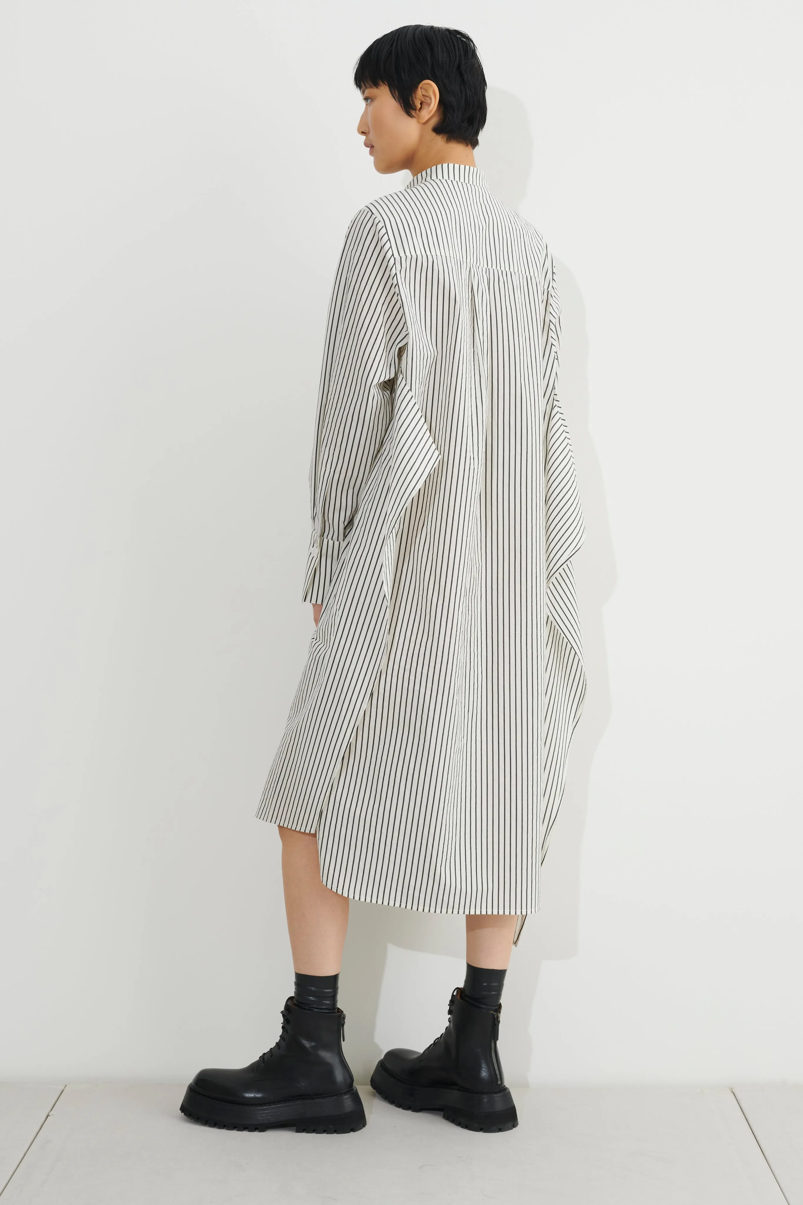 Dibah Asymmetric Shirt Dress sold by Christian Wijnants product image thumbnail 3