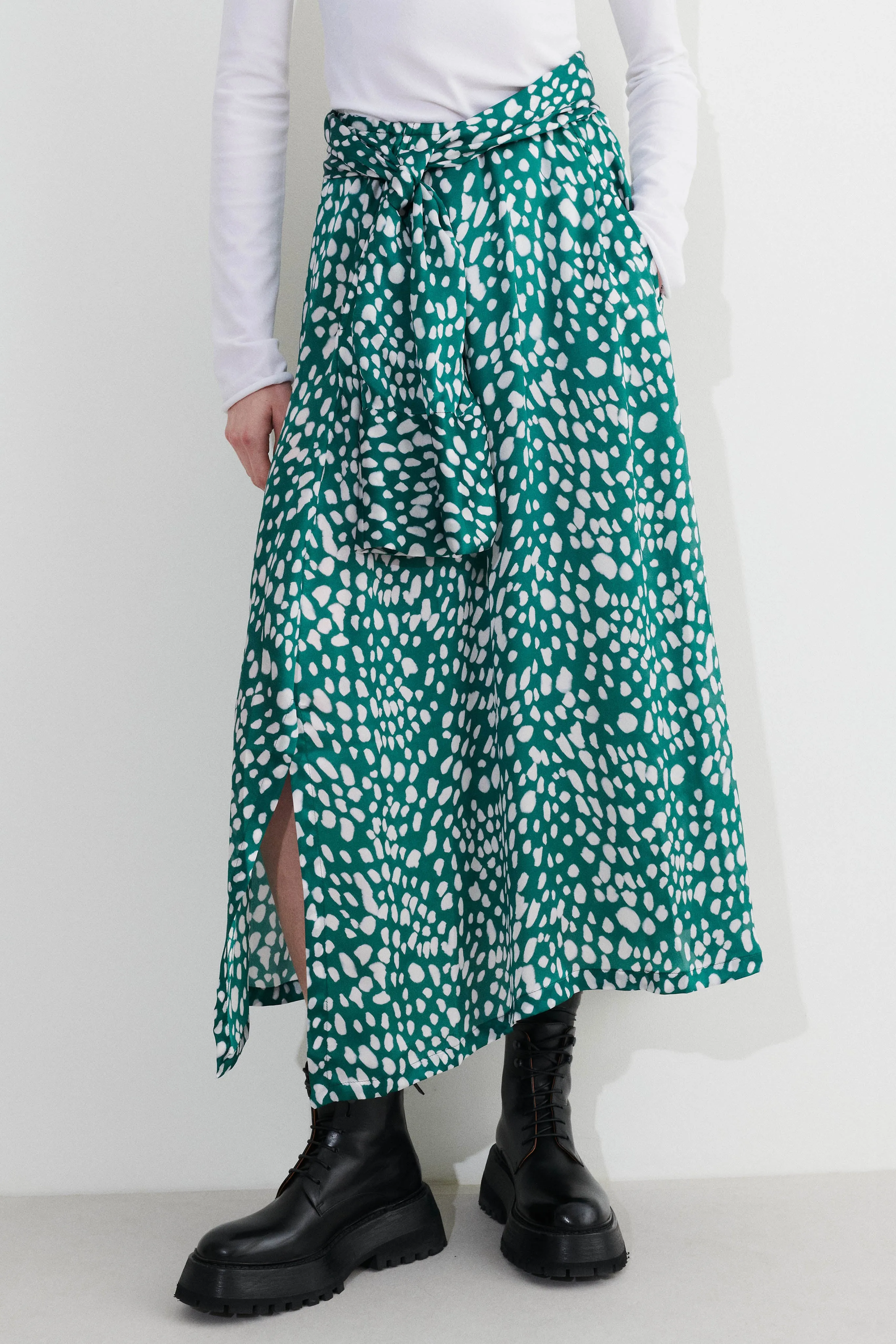 Silva Skirt With Tie Detail sold by Christian Wijnants