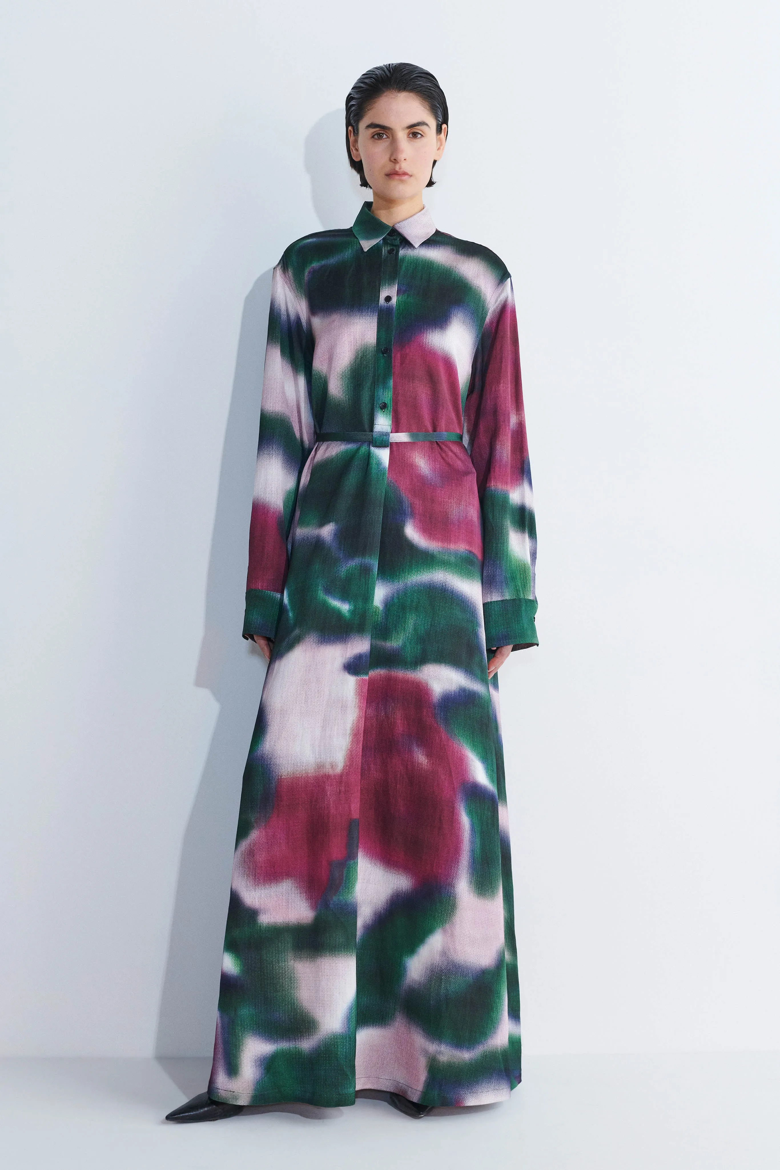 Denyj Floor Length Shirt Dress sold by Christian Wijnants