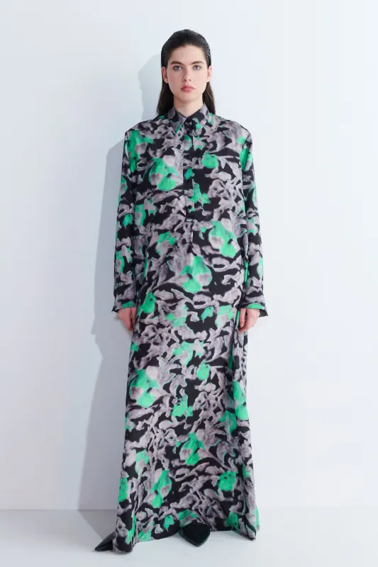 Denyj Floor Length Shirt Dress made by Christian Wijnants