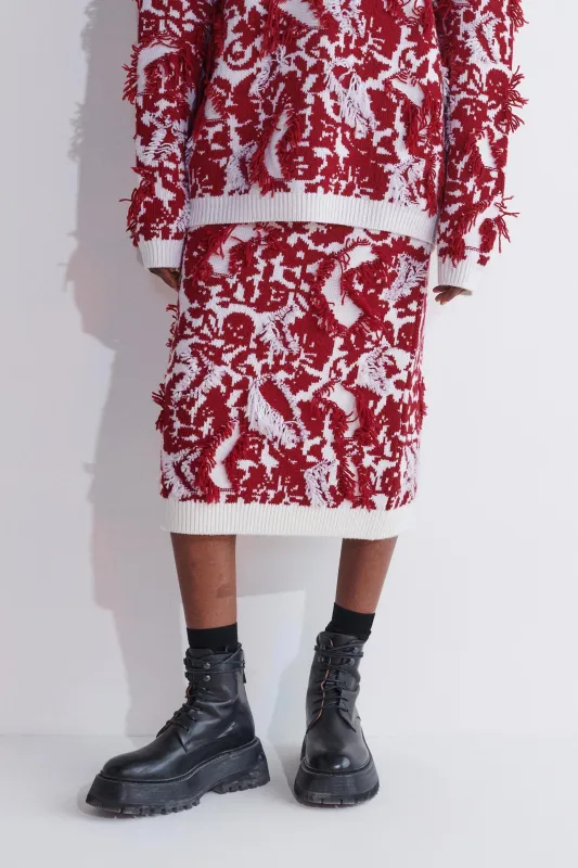 Kelia Jacquard Skirt sold by Christian Wijnants