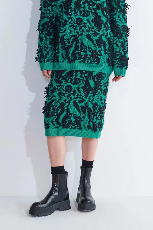 Kelia Jacquard Skirt sold by Christian Wijnants