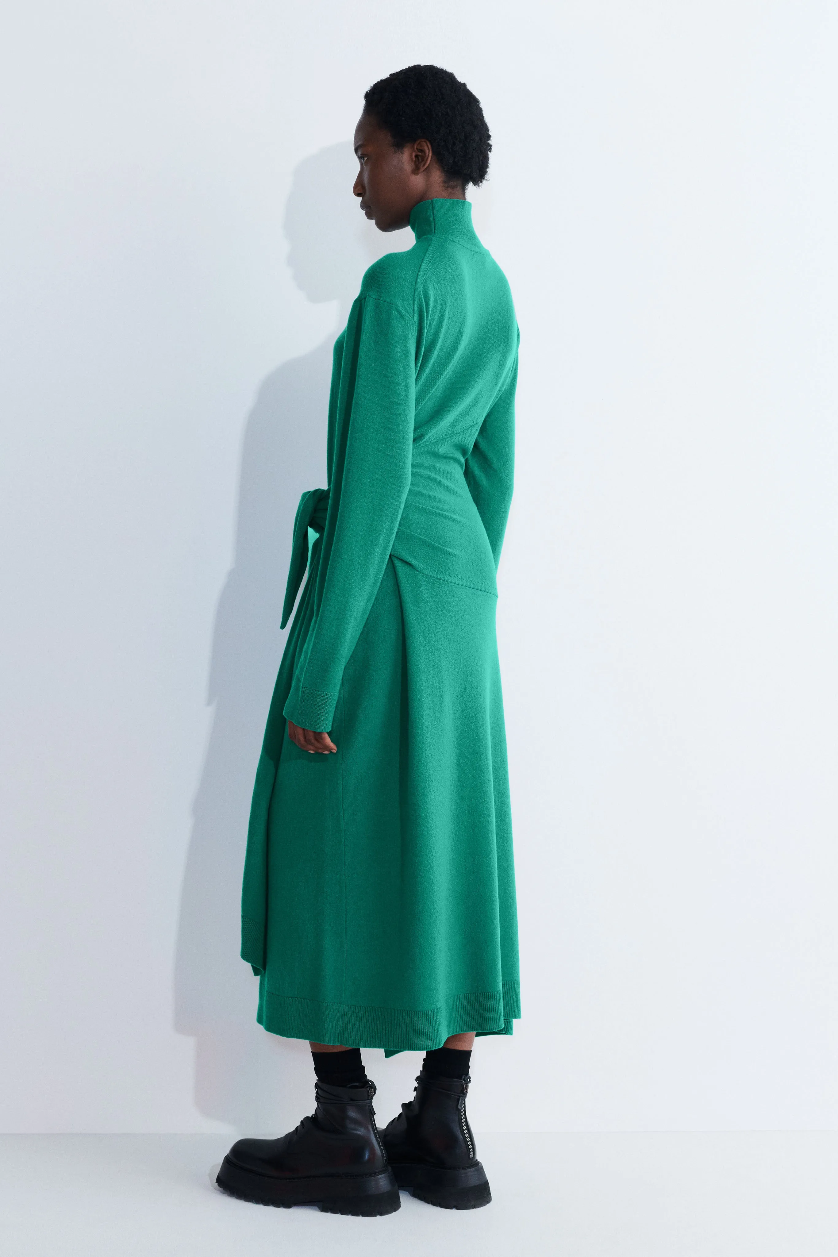 Krissy Wrap Dress With High Neck sold by Christian Wijnants product image thumbnail 3