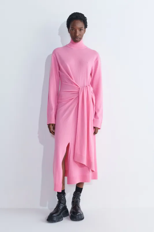 Krissy Wrap Dress With High Neck sold by Christian Wijnants