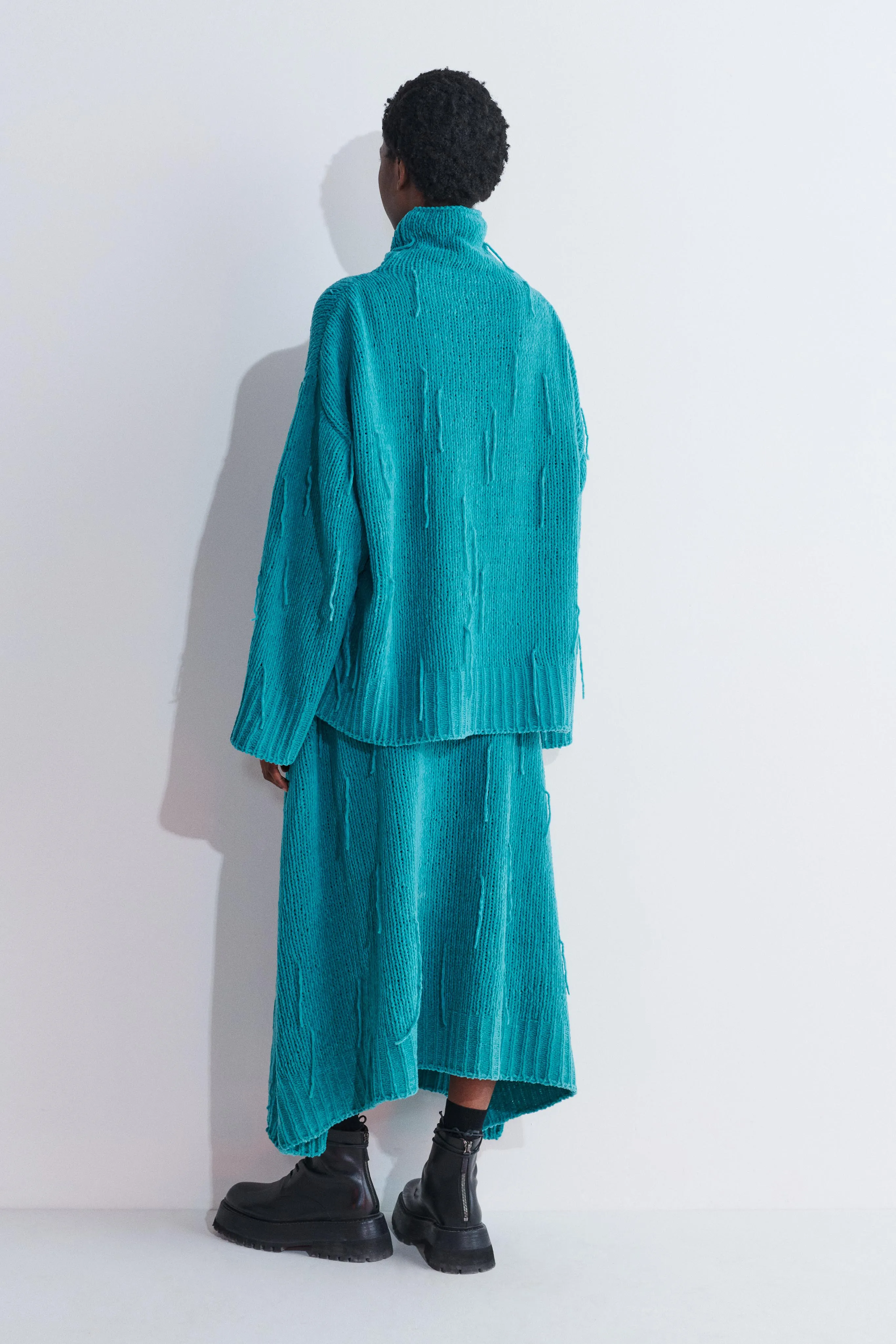 Kyve Oversized Sweater With Fringes sold by Christian Wijnants product image thumbnail 3