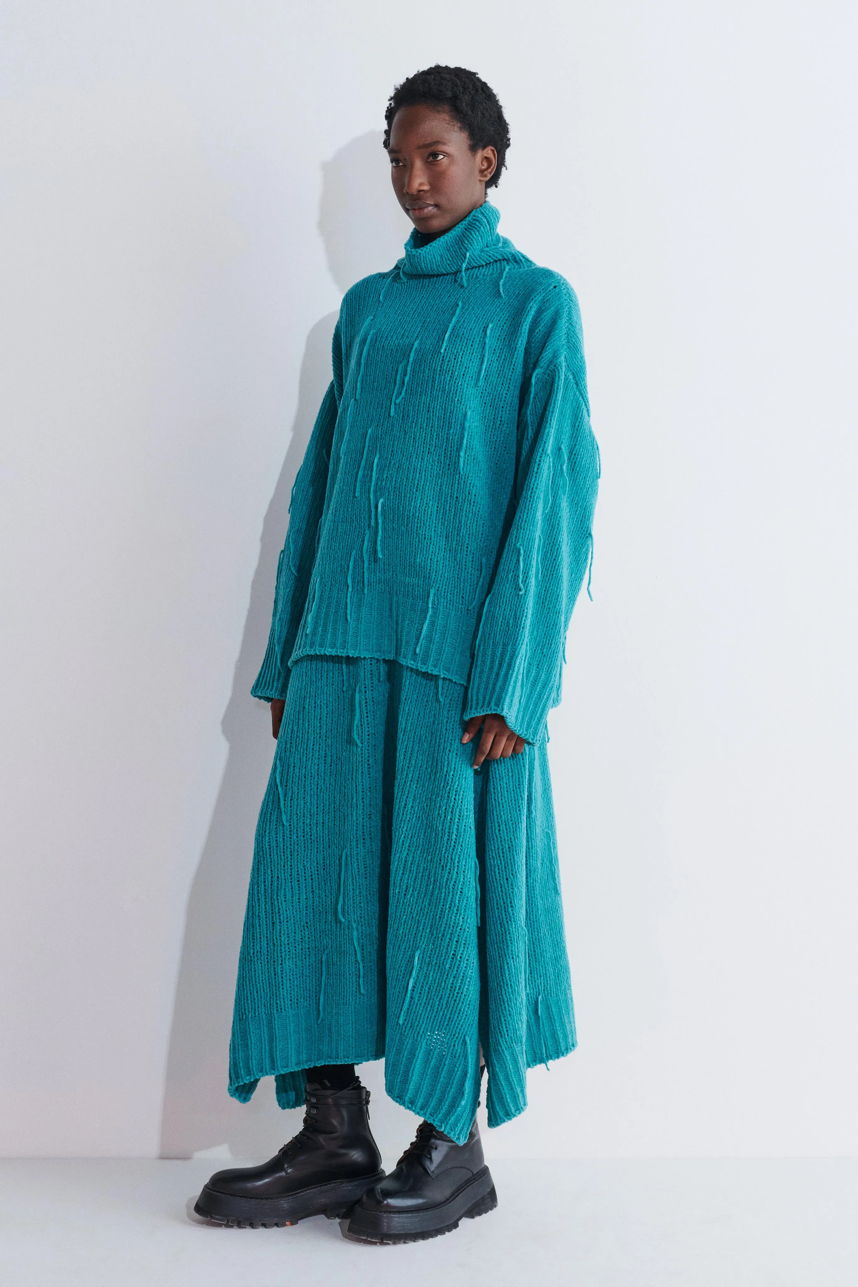 Kyve Oversized Sweater With Fringes sold by Christian Wijnants product image thumbnail 2