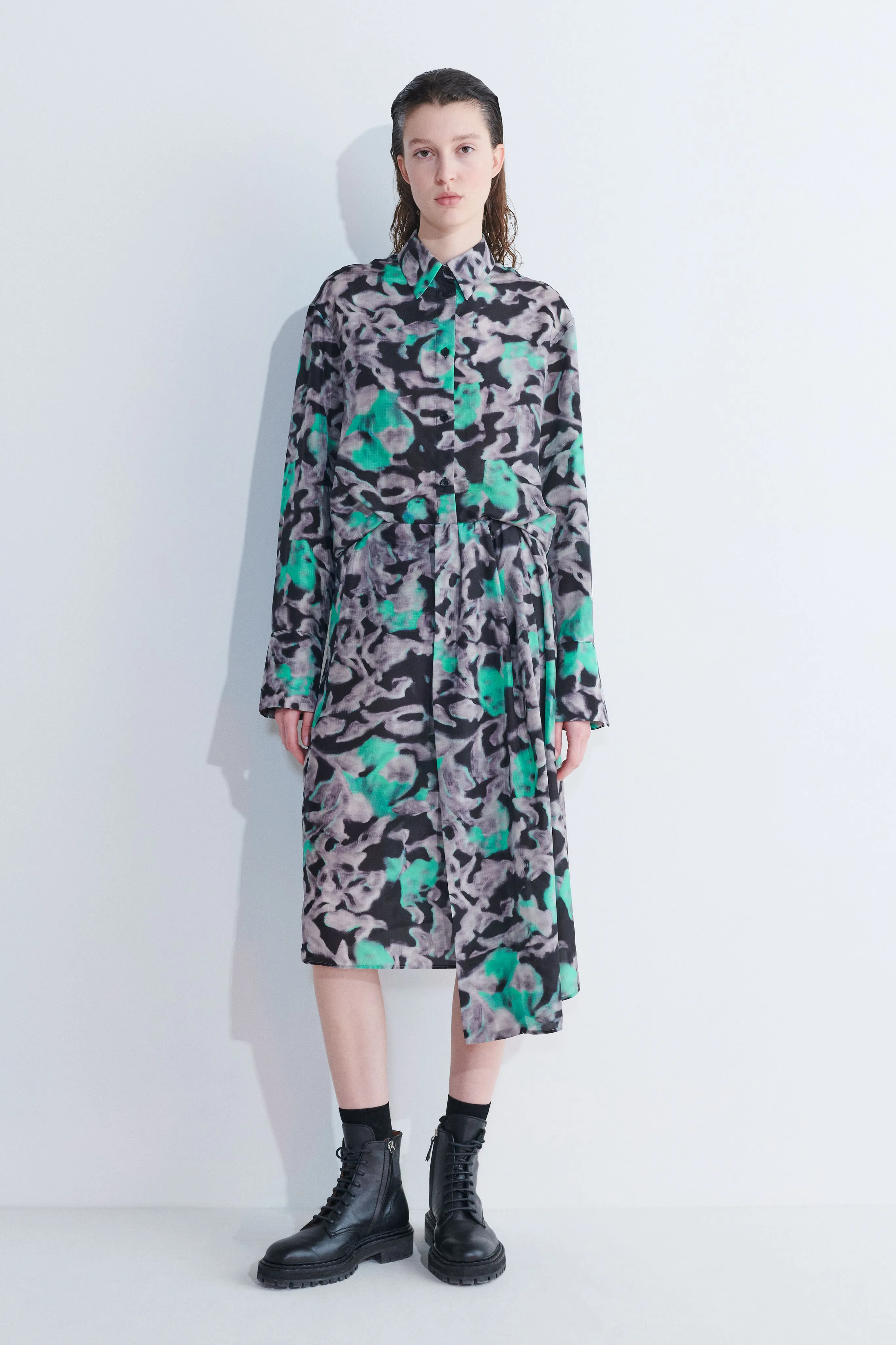 Surati Elastic Waistband Wrap Skirt sold by Christian Wijnants product image thumbnail 2