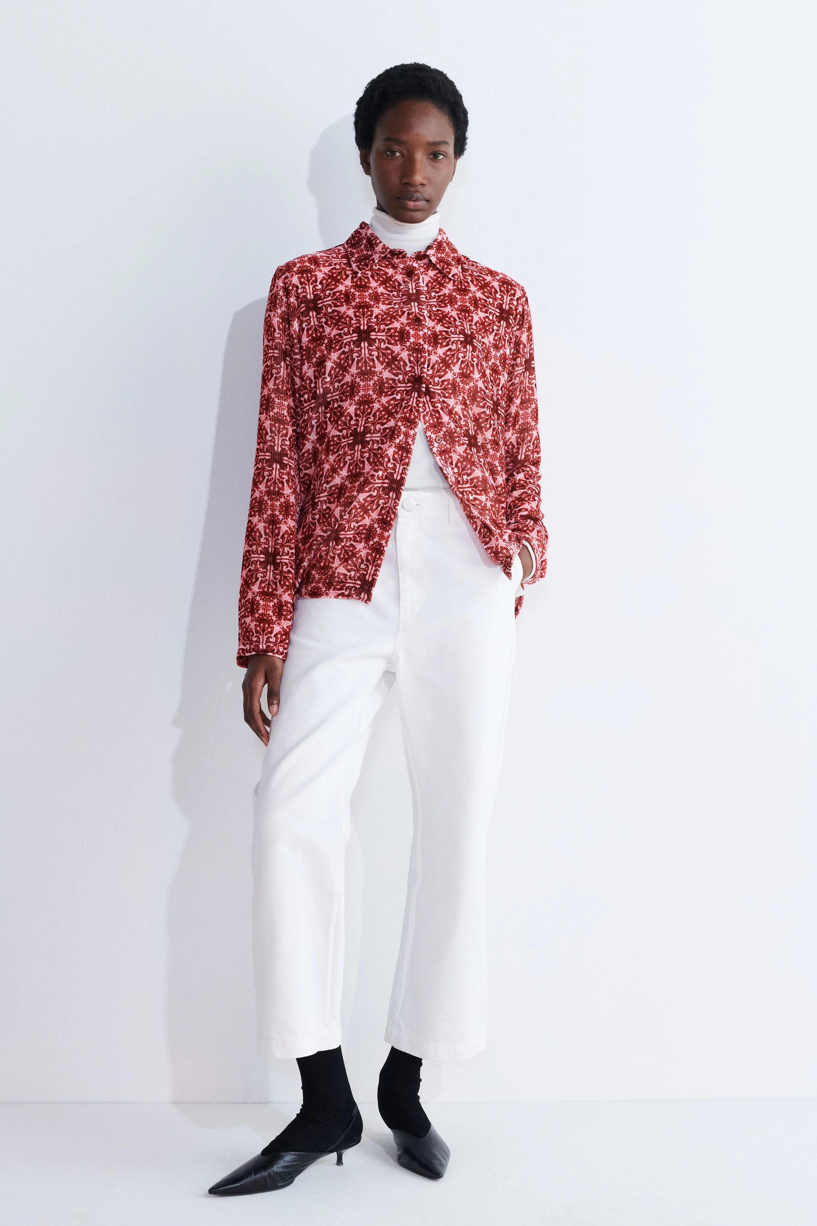 Tehli Fluid Button Down Shirt sold by Christian Wijnants