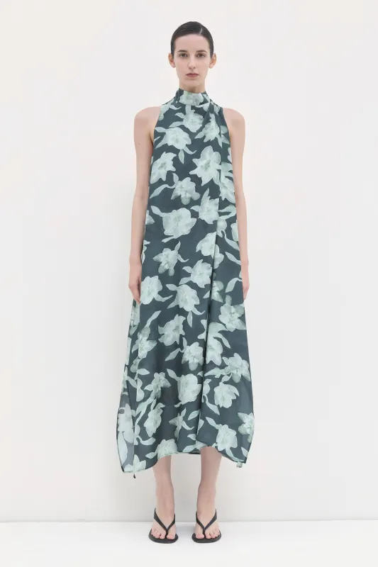 Delena Printed Silk Dress made by Christian Wijnants