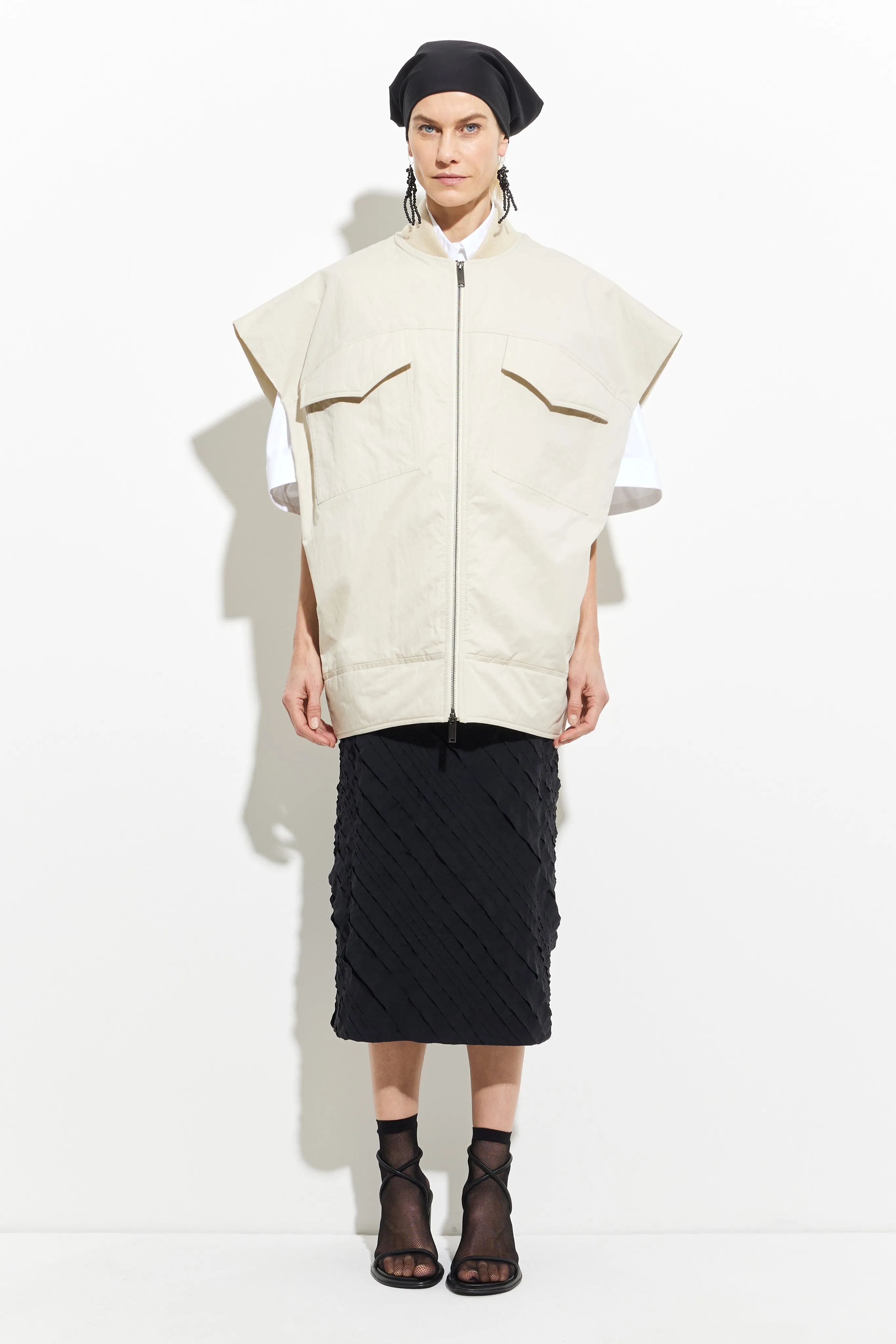 Jamala Sleeveless Jacket sold by Christian Wijnants