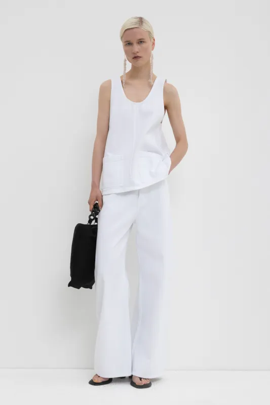 Pullos Denim Pants sold by Christian Wijnants