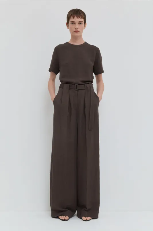 Palesa High Waist Belted Pants made by Christian Wijnants