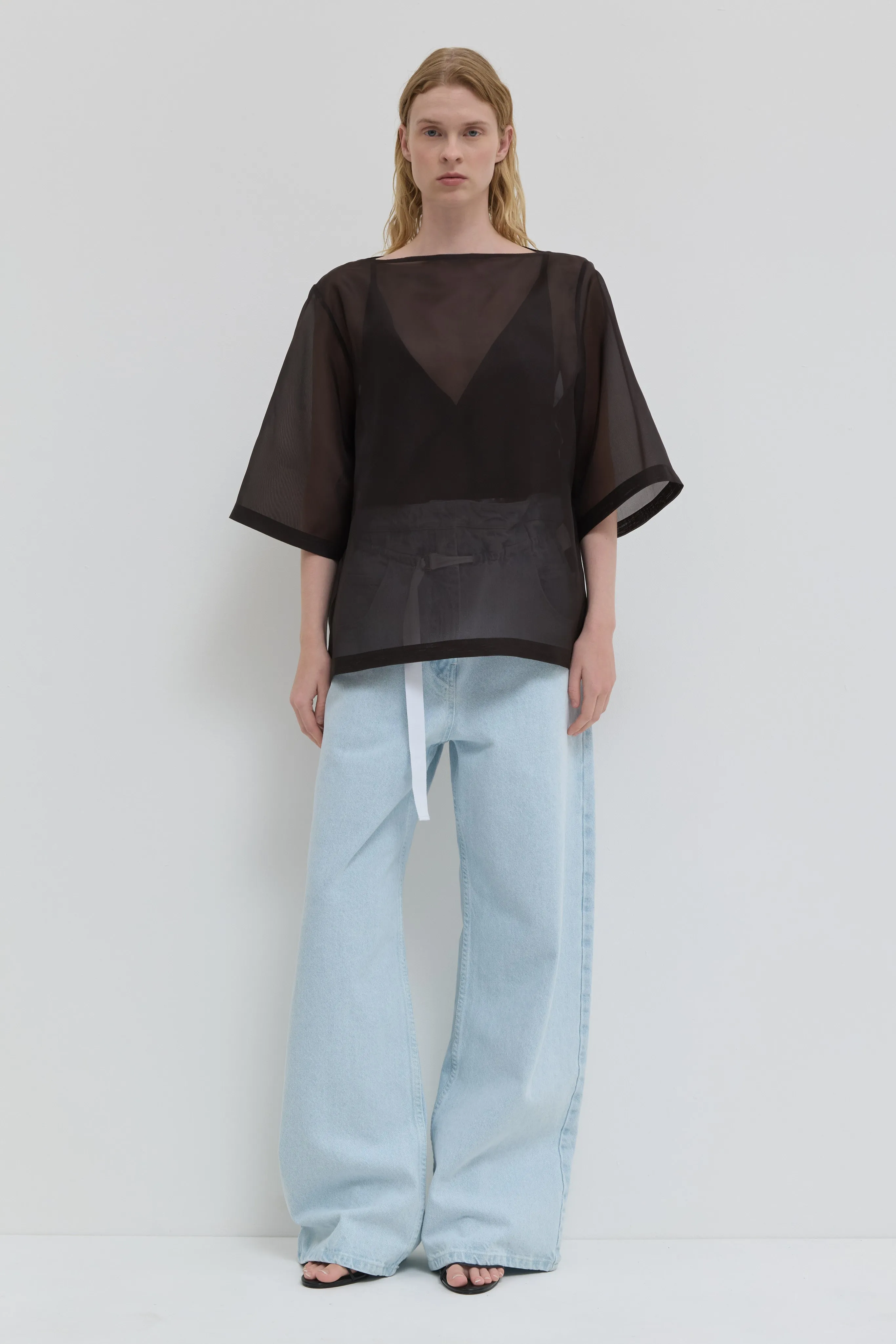 Tuli Boat Neck Top sold by Christian Wijnants