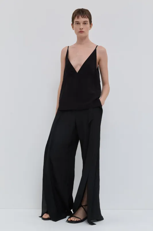 Tulip V-Neck Top made by Christian Wijnants