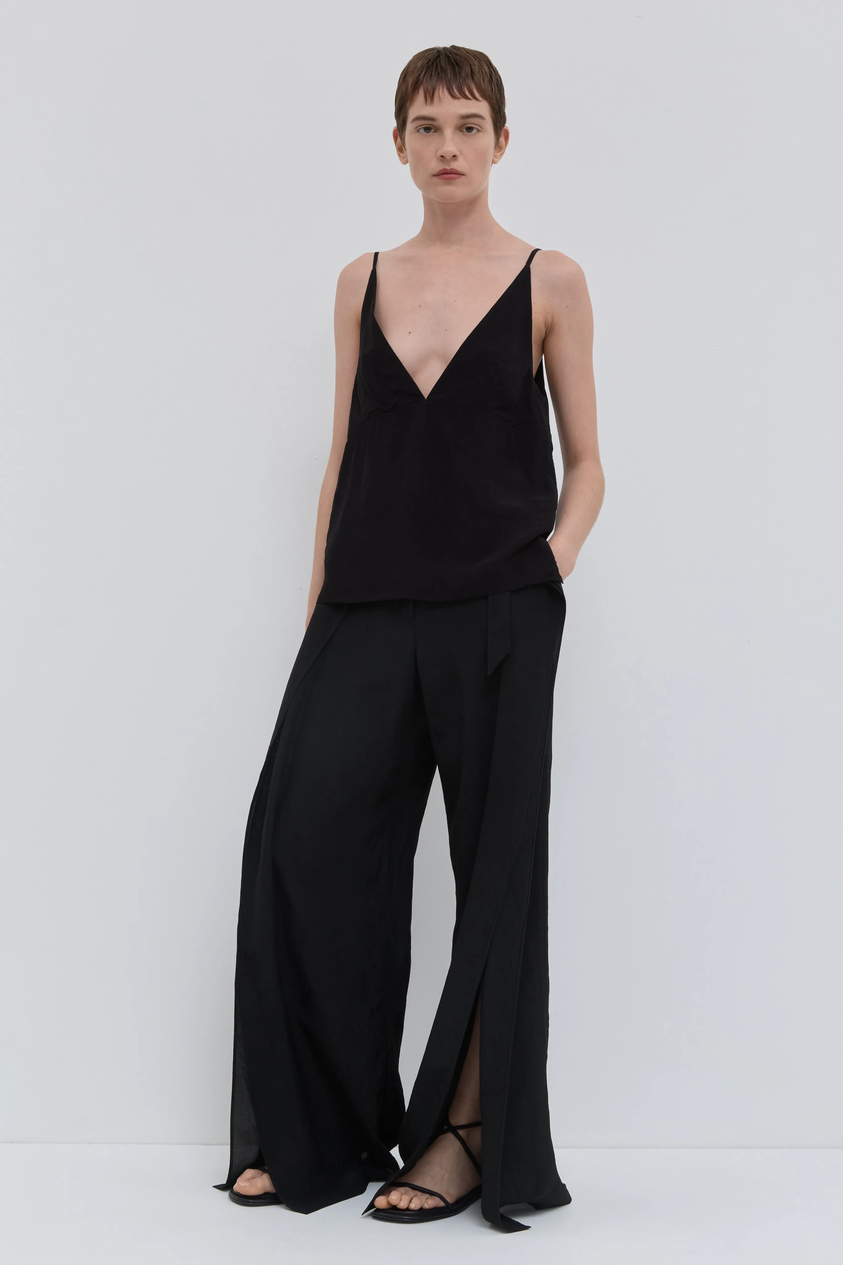 Tulip V-Neck Top sold by Christian Wijnants