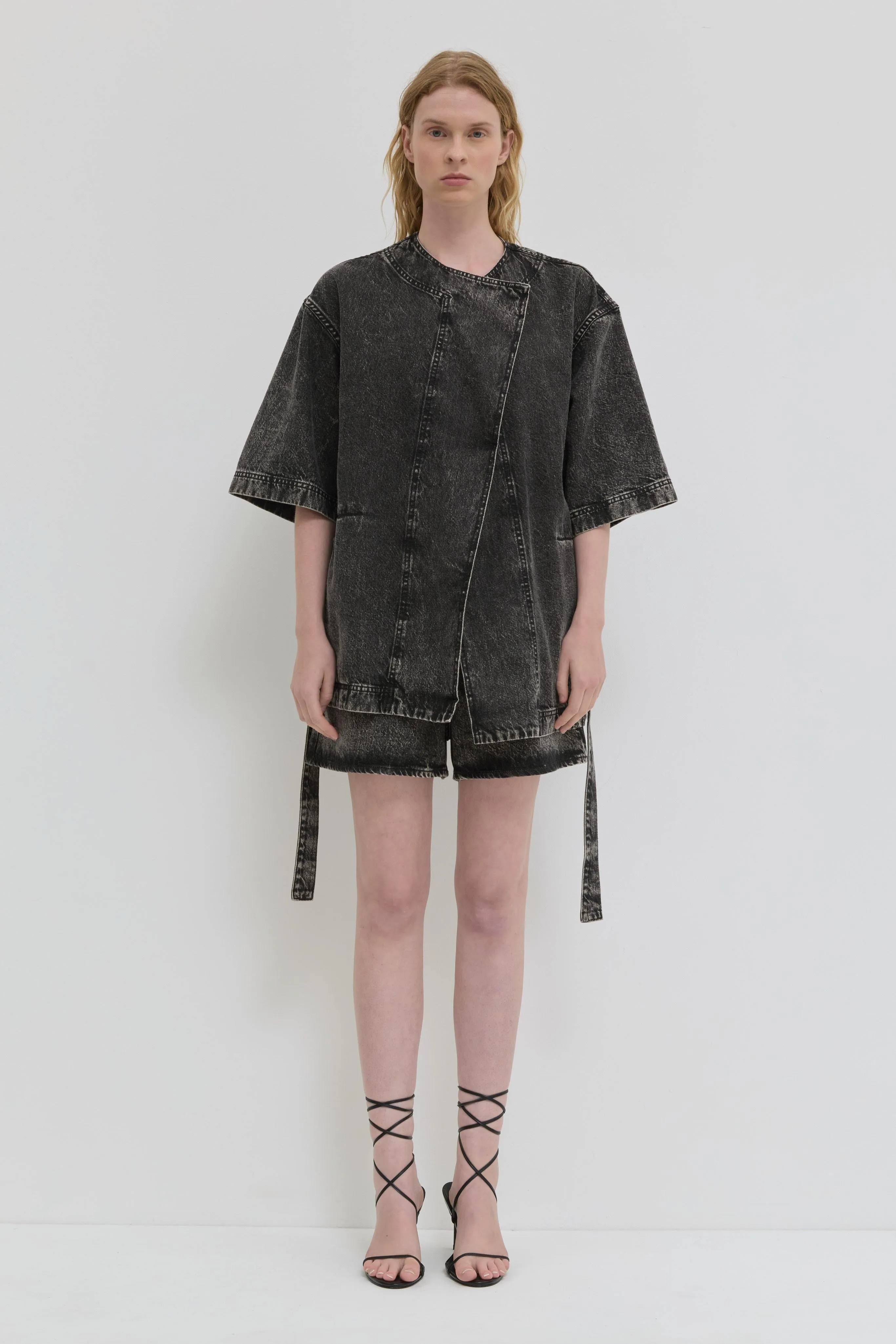 Jongolo Denim Jacket sold by Christian Wijnants product image thumbnail 3