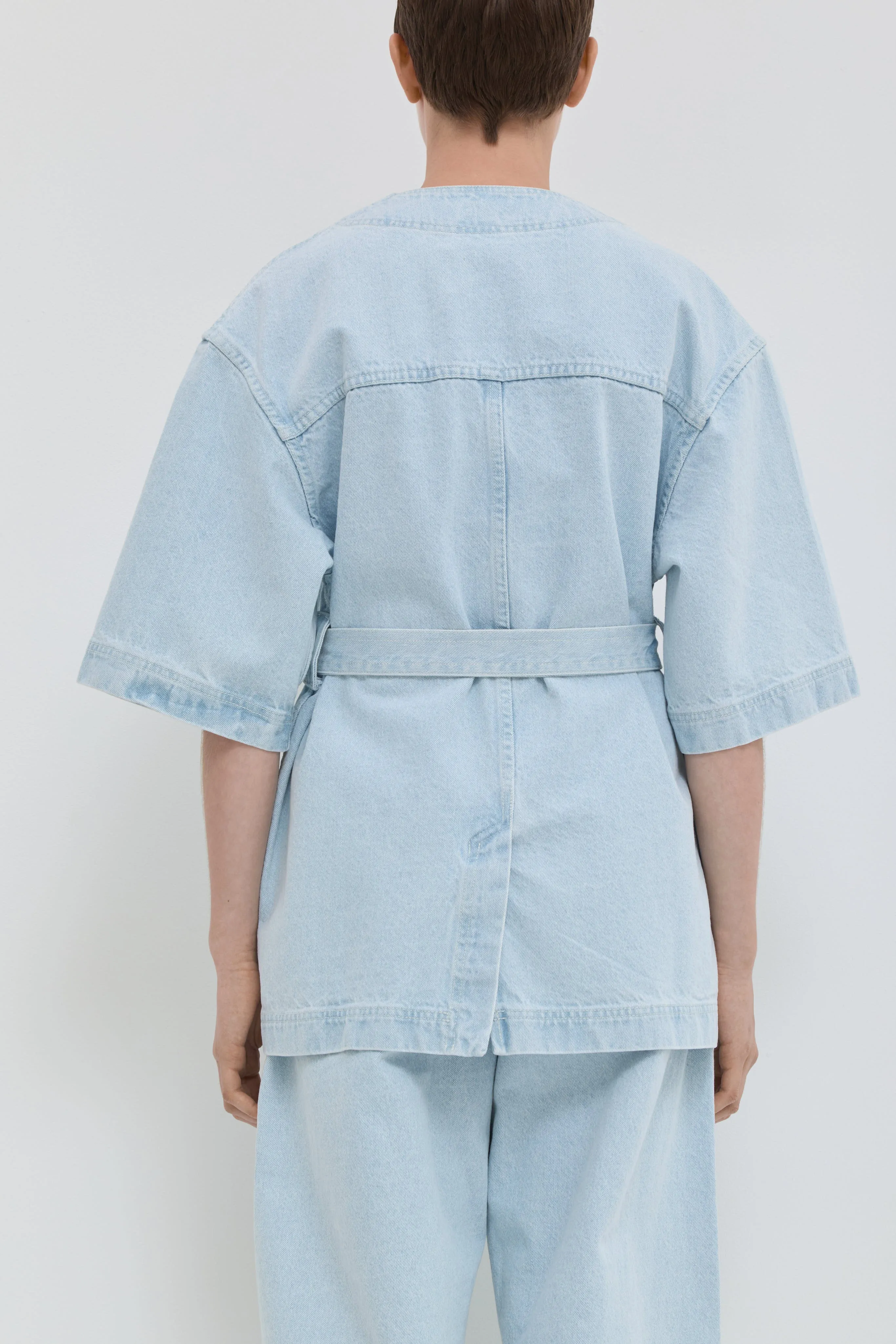 Jongolo Denim Jacket sold by Christian Wijnants product image thumbnail 5