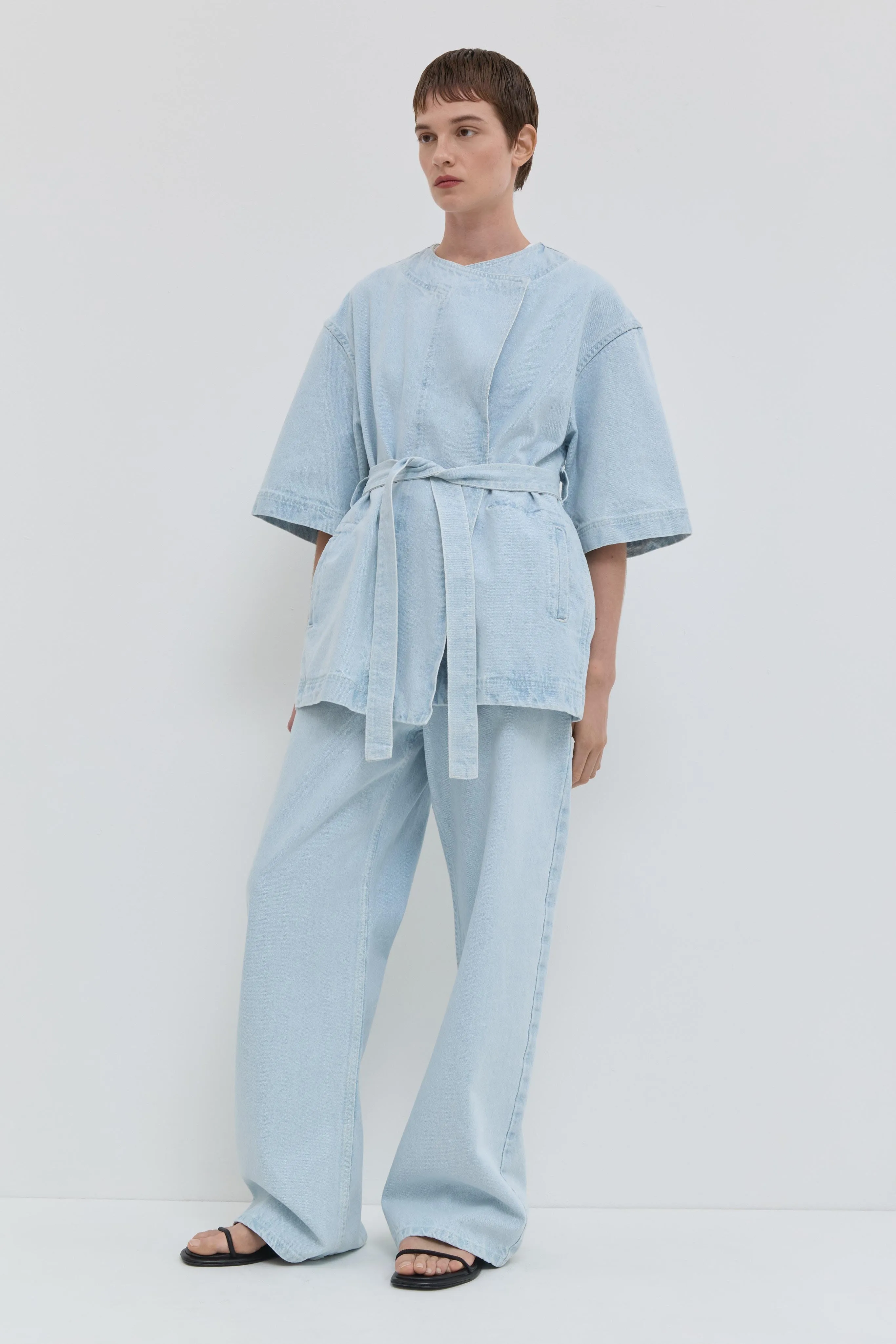 Jongolo Denim Jacket sold by Christian Wijnants product image thumbnail 3