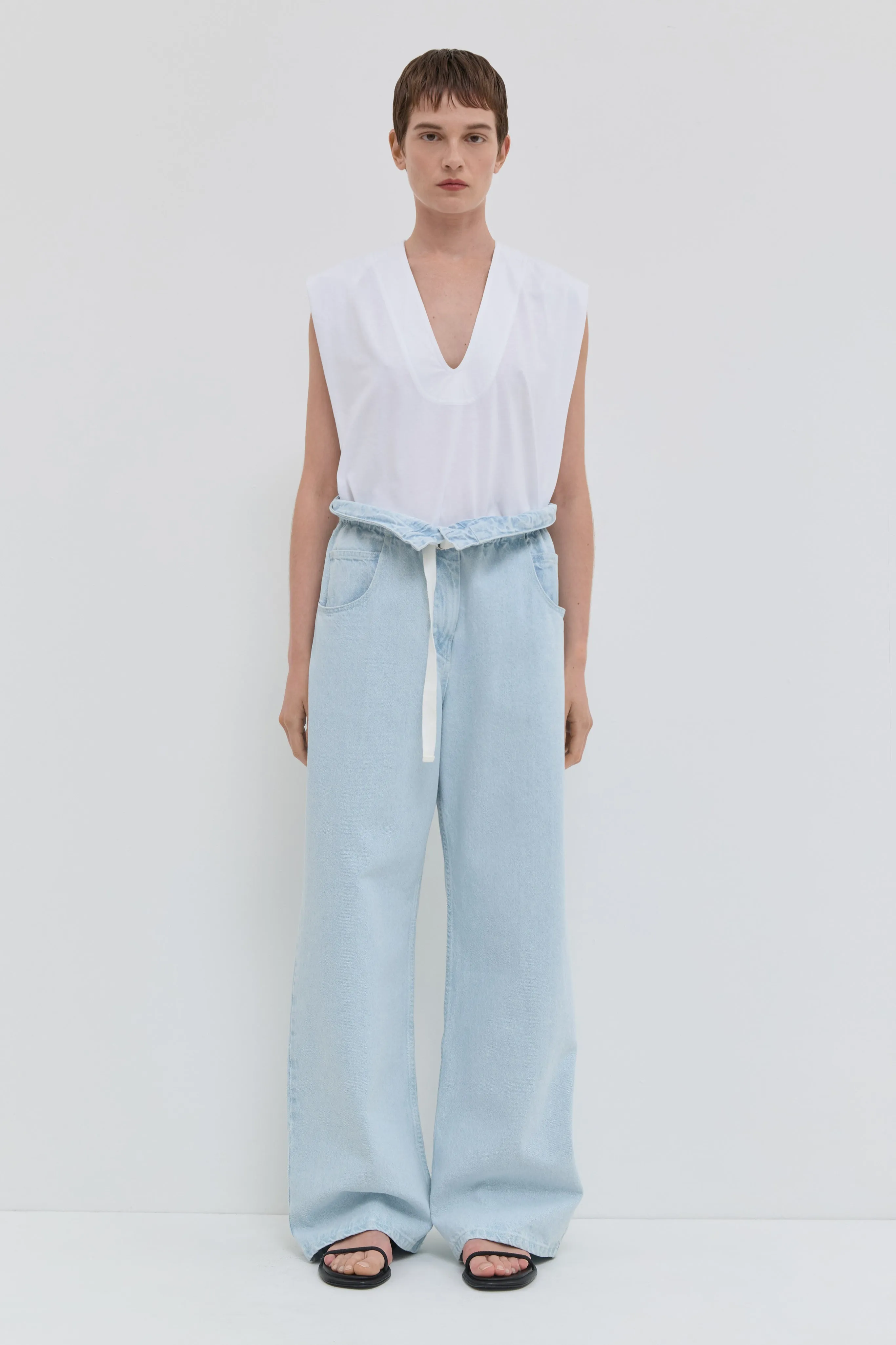 Pelaris Belted Pants sold by Christian Wijnants