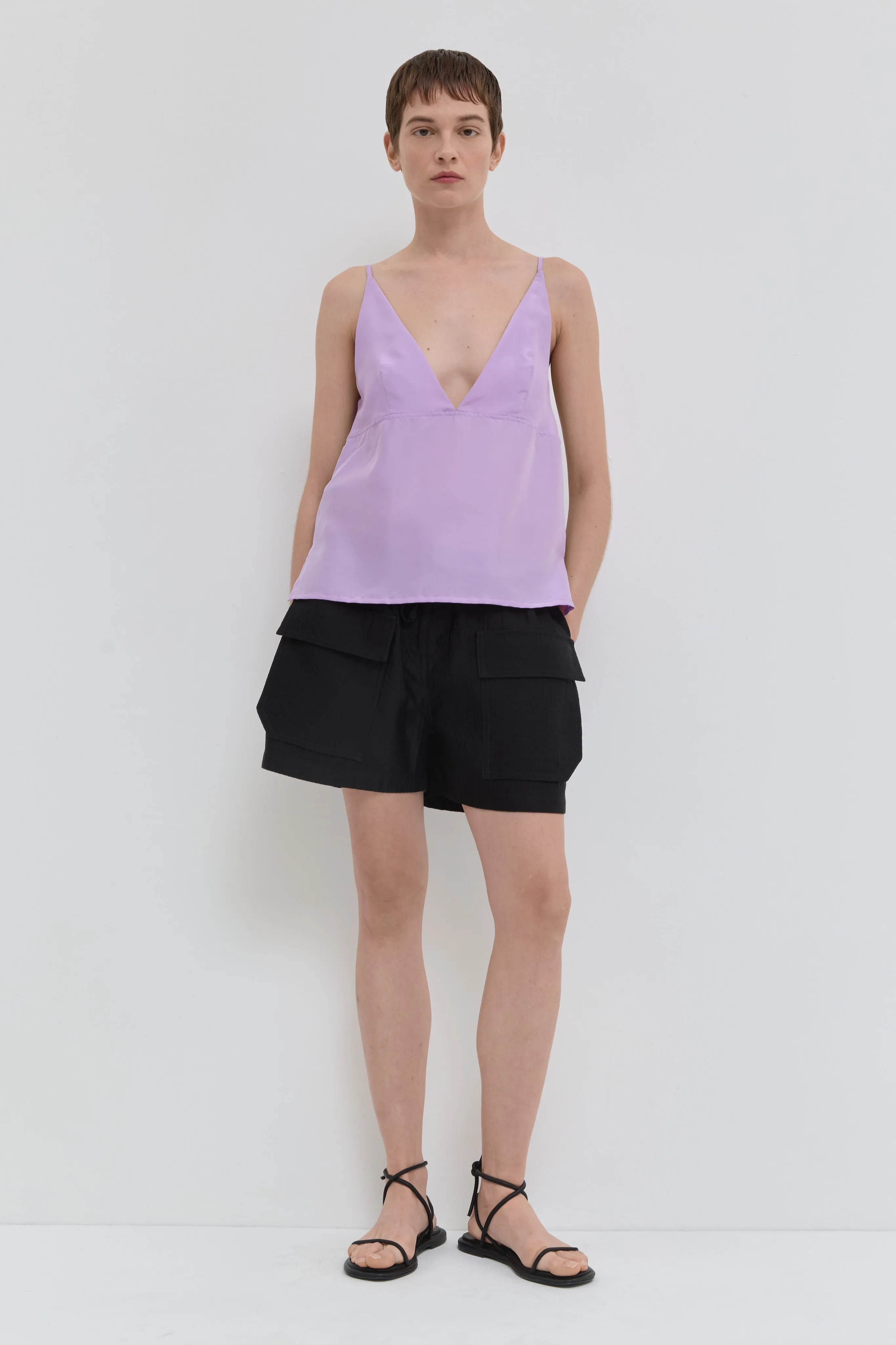 Tulip V-Neck Top sold by Christian Wijnants