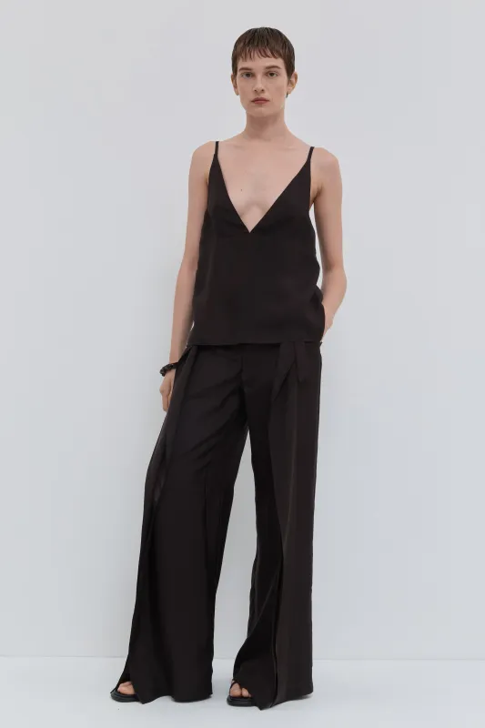 Tulip V-Neck Top made by Christian Wijnants