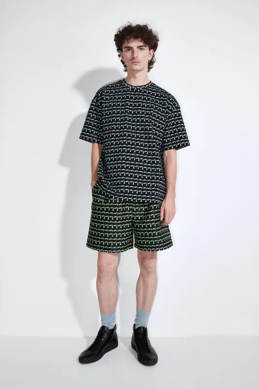 Pablo Elastic Waistband Shorts made by Christian Wijnants