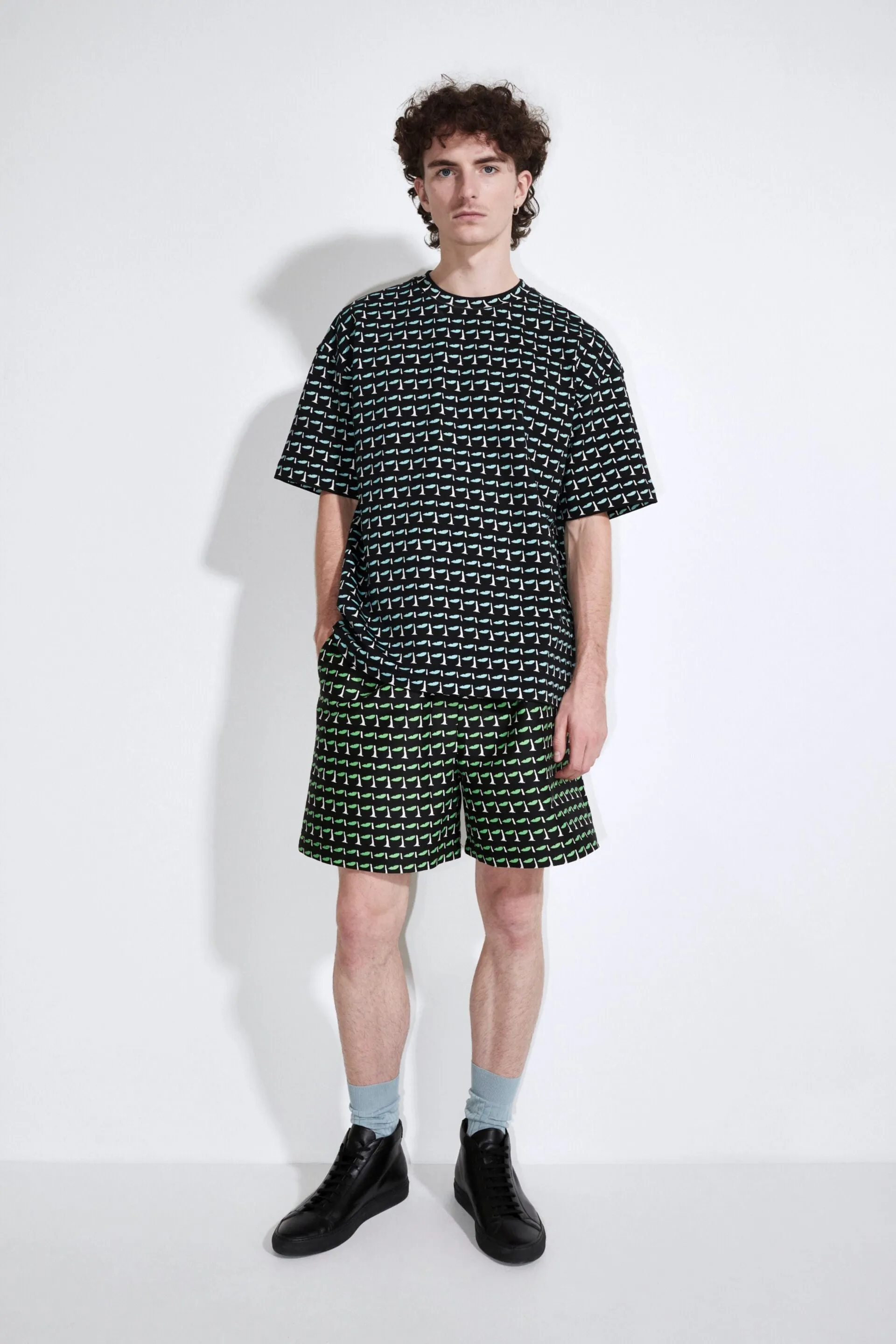 Pablo Elastic Waistband Shorts sold by Christian Wijnants