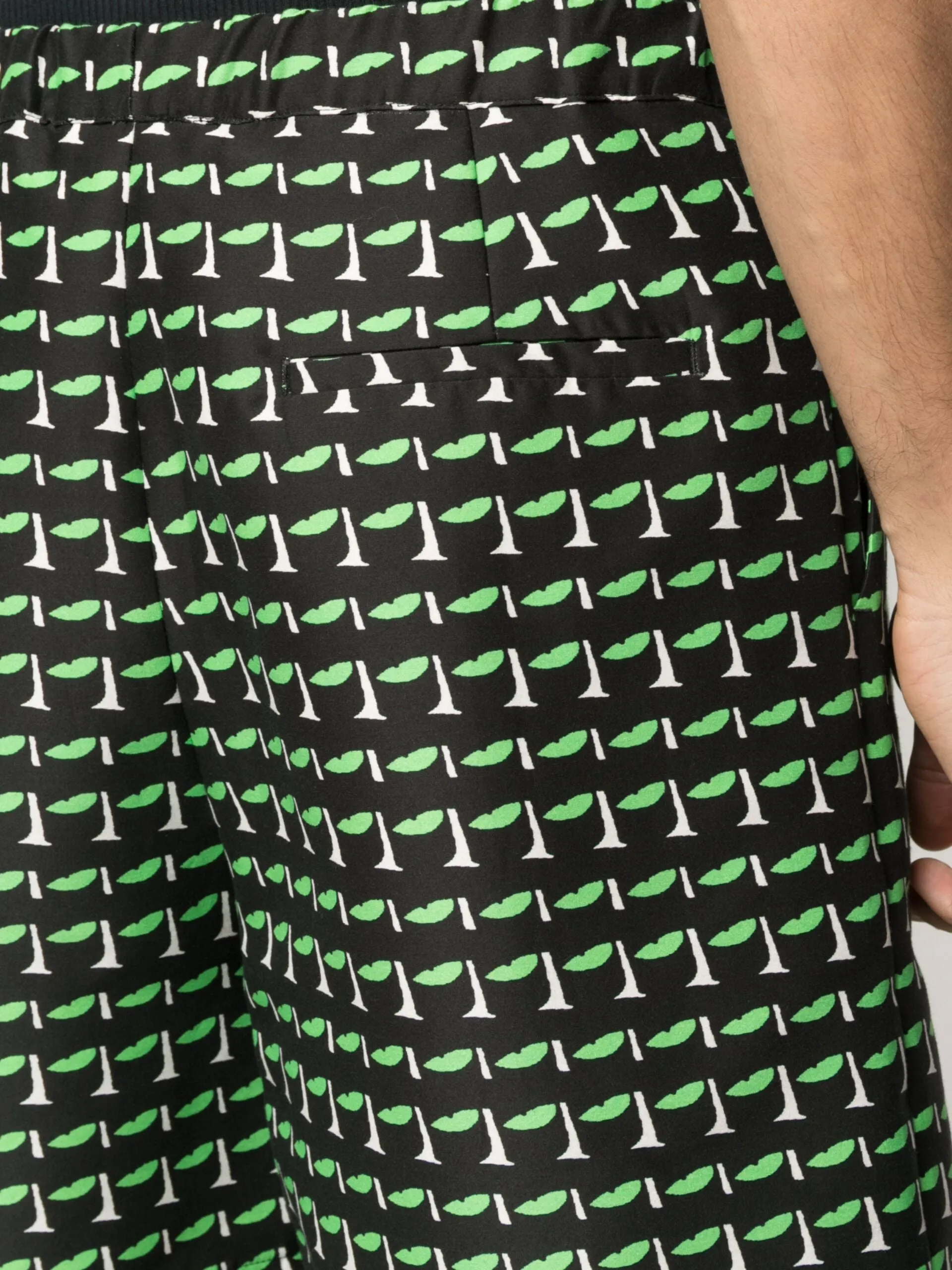 Pablo Elastic Waistband Shorts sold by Christian Wijnants product image thumbnail 5
