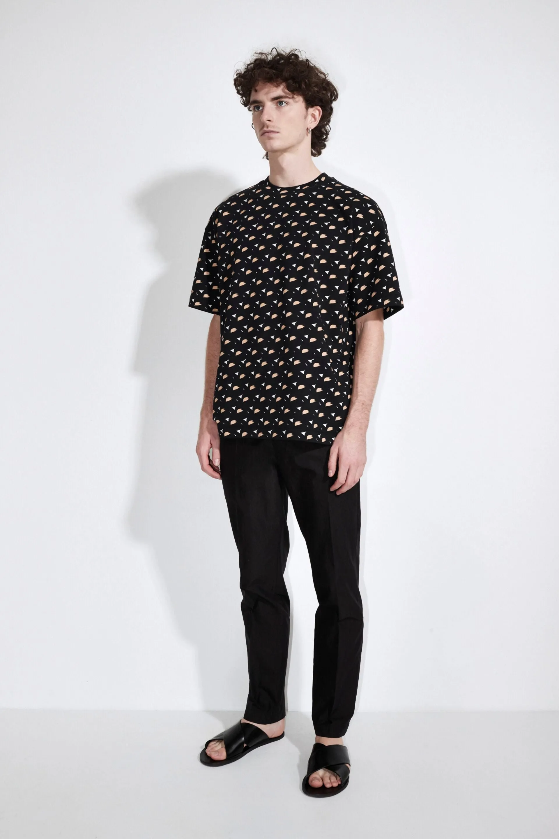 Tafur Printed Jersey T-Shirt sold by Christian Wijnants product image thumbnail 2