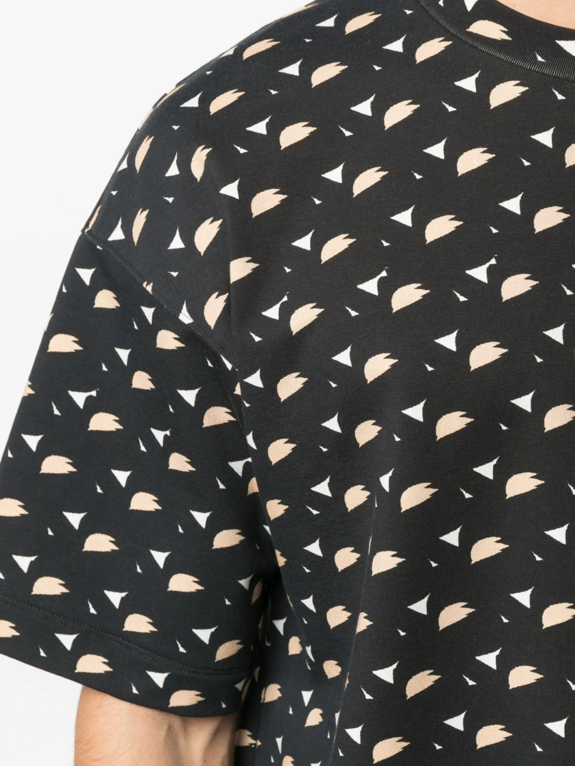 Tafur Printed Jersey T-Shirt sold by Christian Wijnants product image thumbnail 4