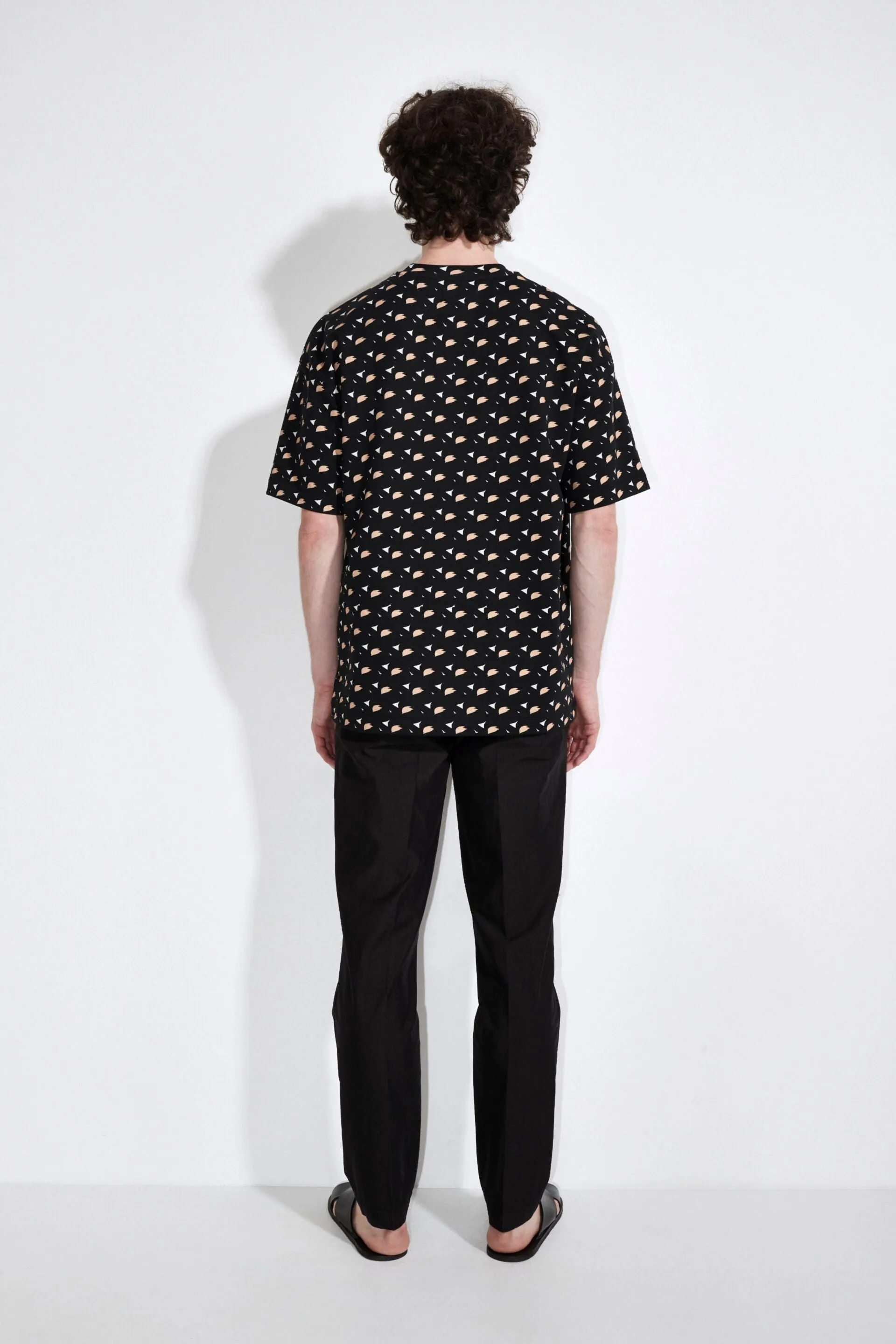 Tafur Printed Jersey T-Shirt sold by Christian Wijnants product image thumbnail 3