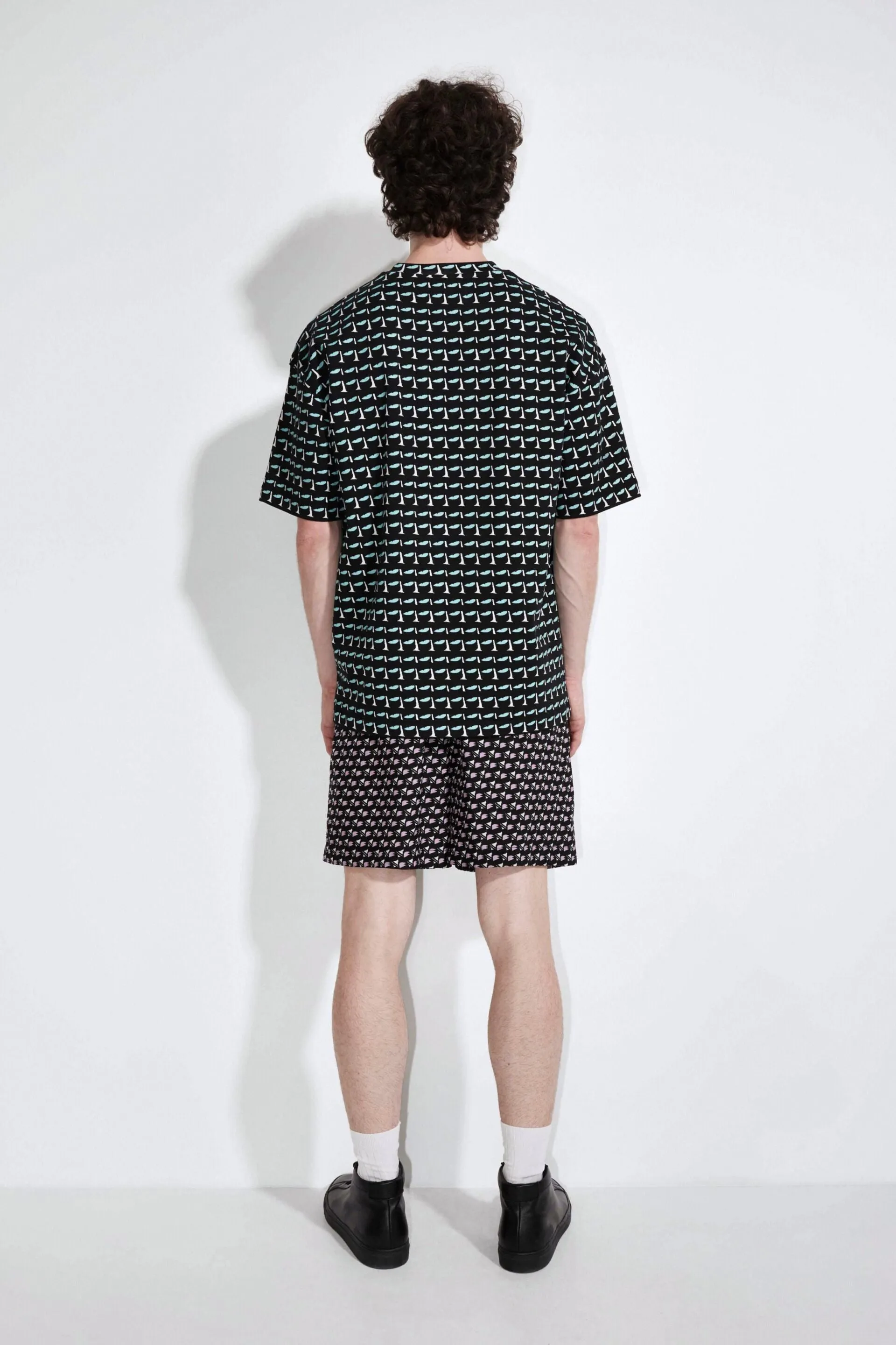 Tafur Printed Jersey T-Shirt sold by Christian Wijnants product image thumbnail 3