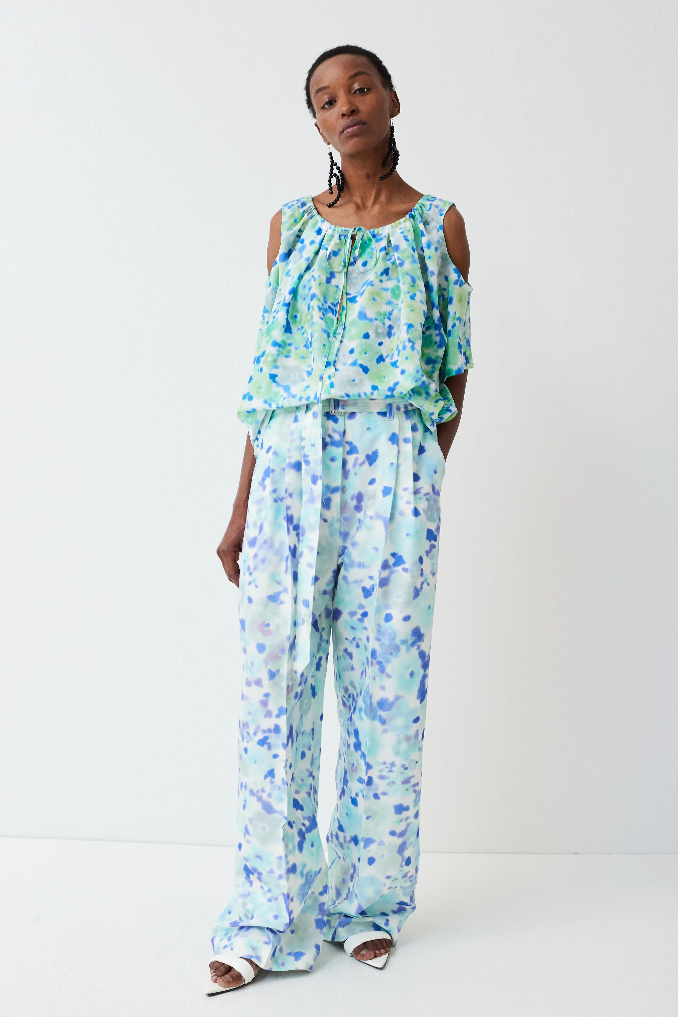 Tahar cold shoulder top sold by Christian Wijnants product image thumbnail 3
