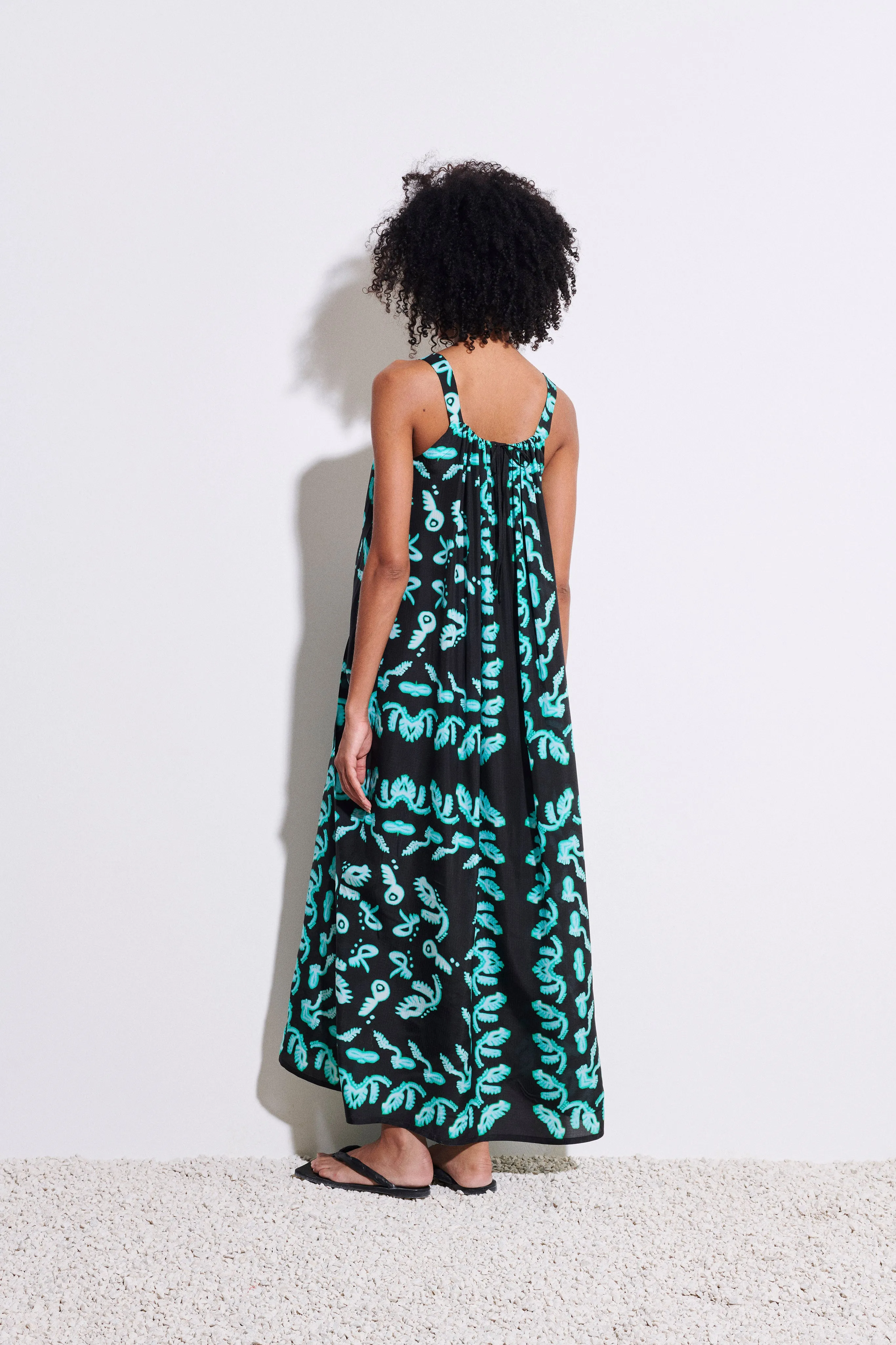 Diwo Drapy Summer Dress sold by Christian Wijnants product image thumbnail 3