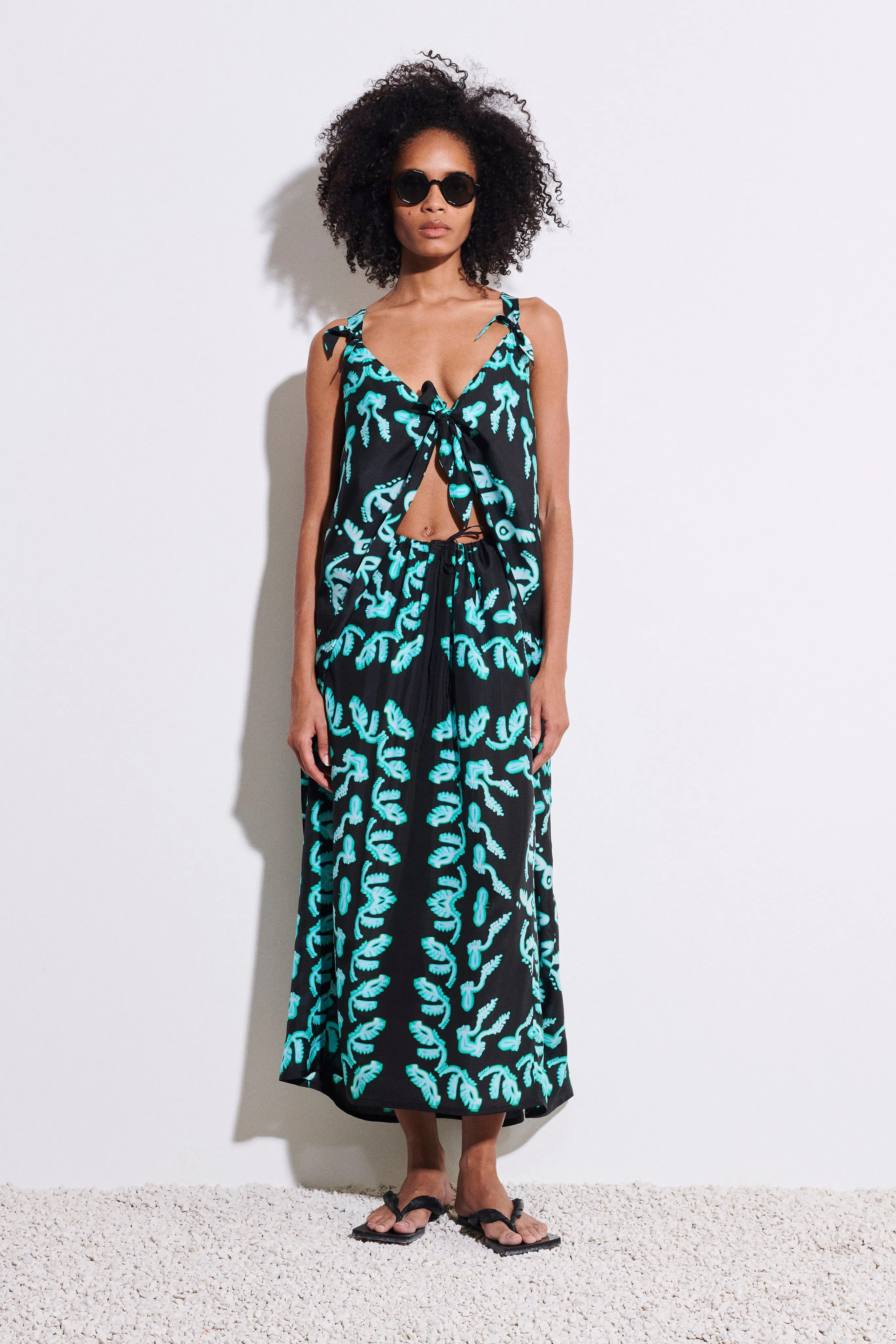 Diwo Drapy Summer Dress sold by Christian Wijnants