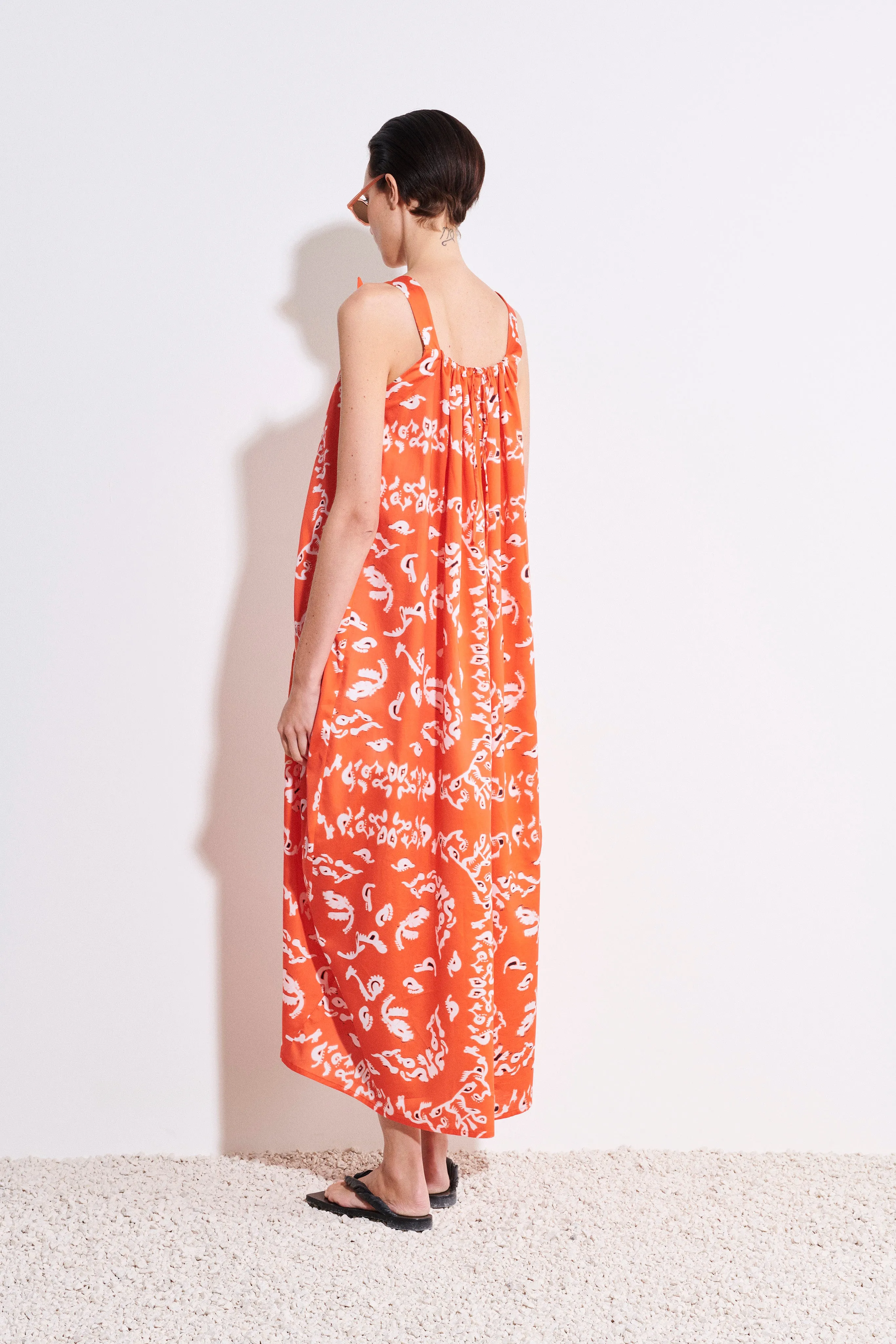 Diwo Drapy Summer Dress sold by Christian Wijnants product image thumbnail 3
