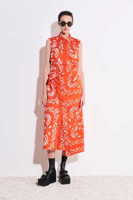 Dofida Sleeveless Wrap Dress made by Christian Wijnants