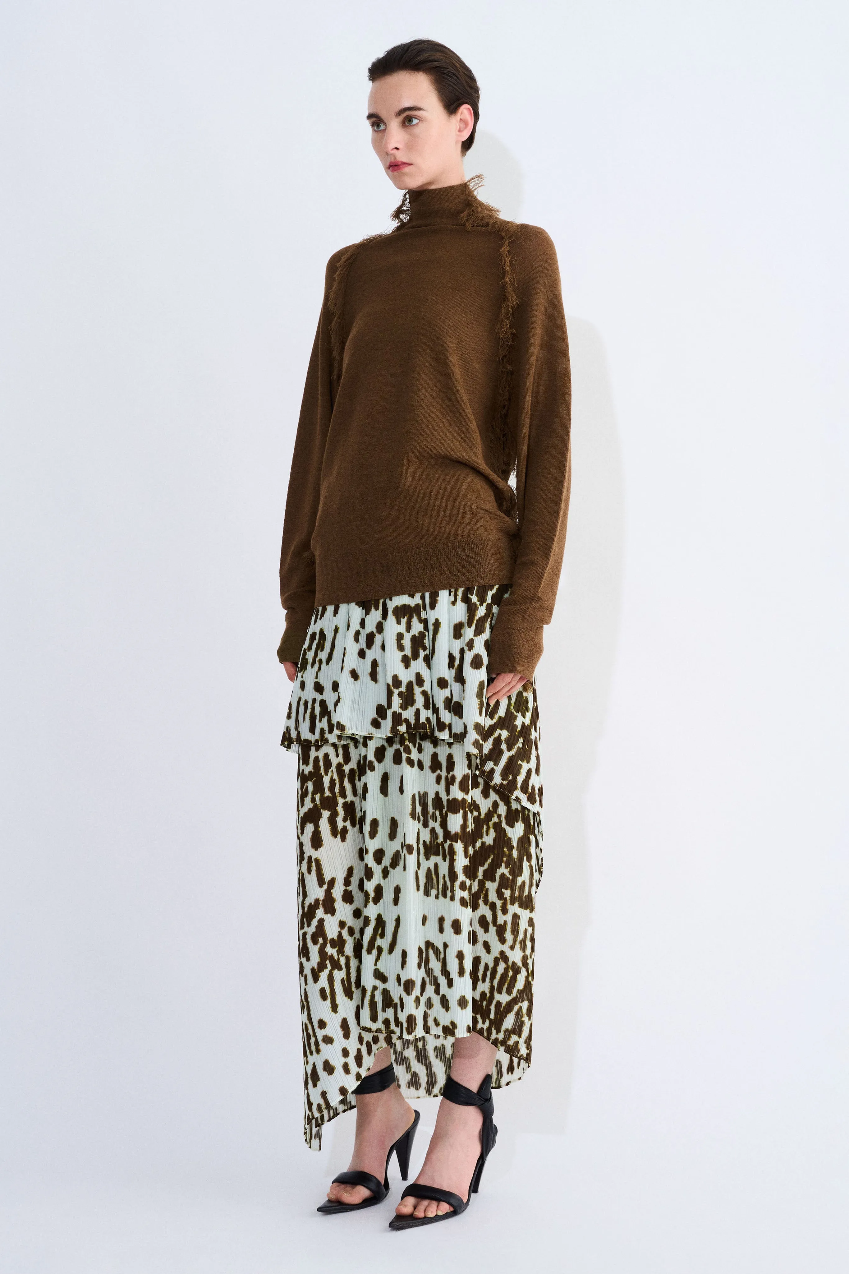 Sefu Plisse Skirt sold by Christian Wijnants product image thumbnail 2