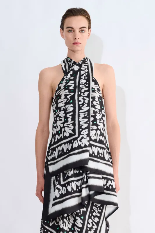 Tumbaia Scarf Top made by Christian Wijnants
